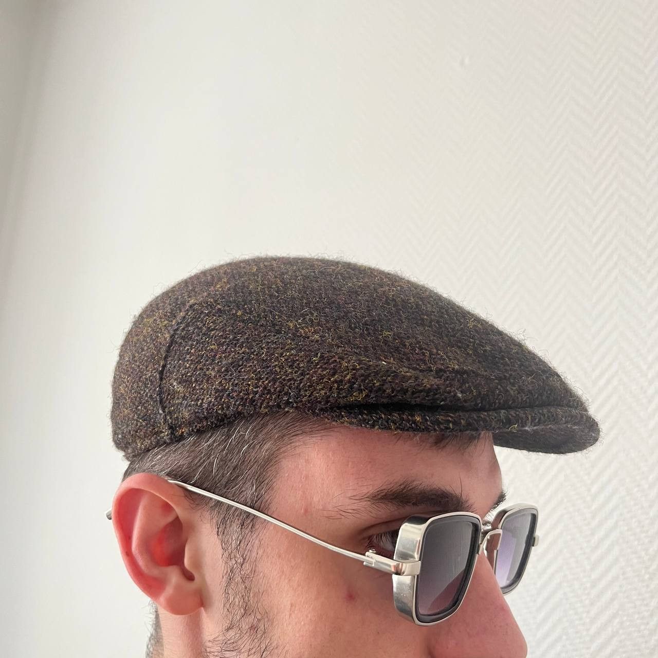 Harris Tweed × Vintage Jaxon & James Harris Tweed Loch Alsh Flat Cap Hat Size ONE SIZE - 7 Thumbnail