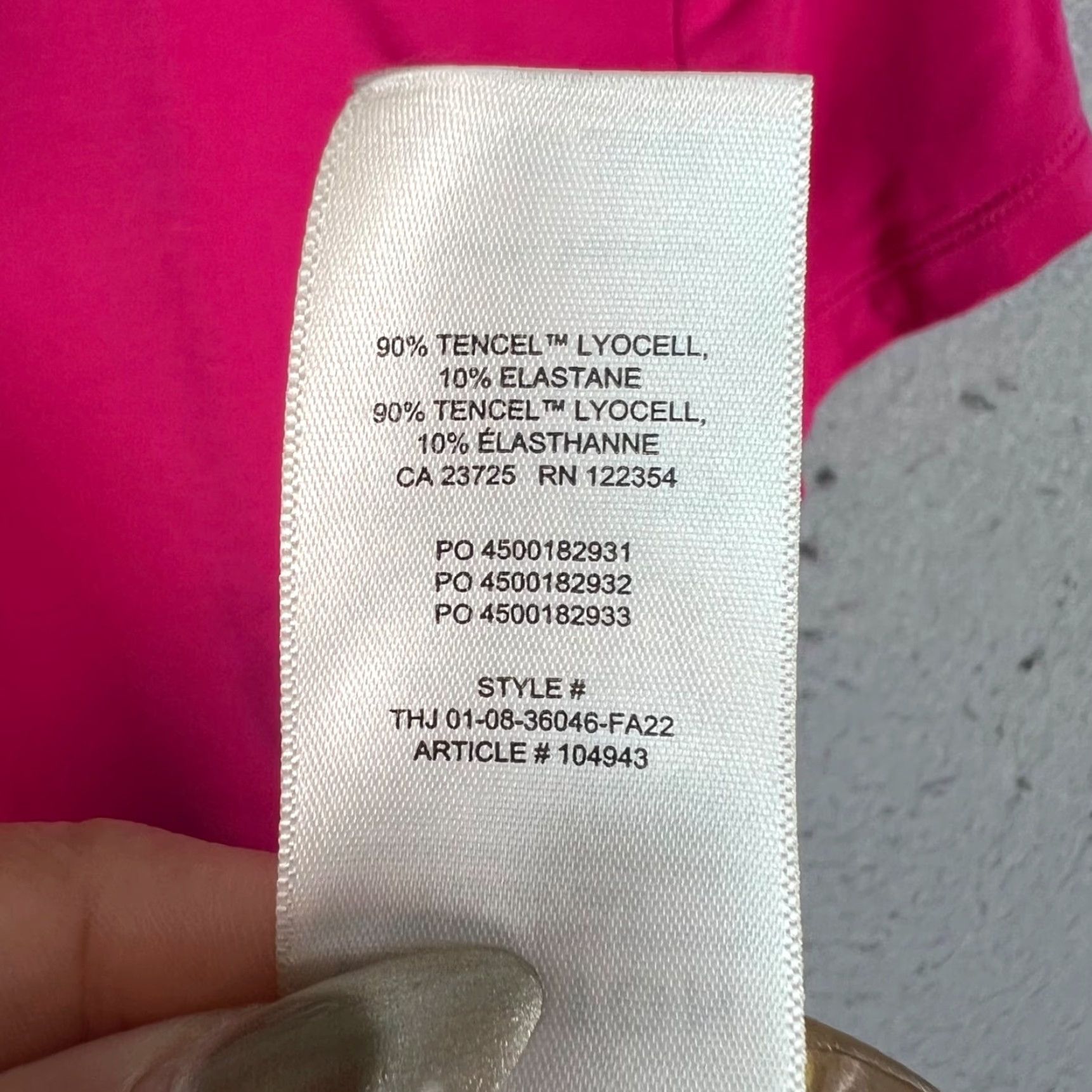 Vintage VINTAGE Babaton Shirt Dress Womens Small Midi Short Sleeve Pink Ruched Lyocell 90s Size S / US 4 / IT 40 - 5 Thumbnail