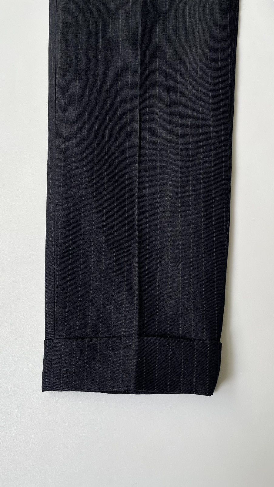 Comme des Garcons S/S 15 Black/Grey Pinstripe Trousers Size US 34 / EU 50 - 19 Thumbnail