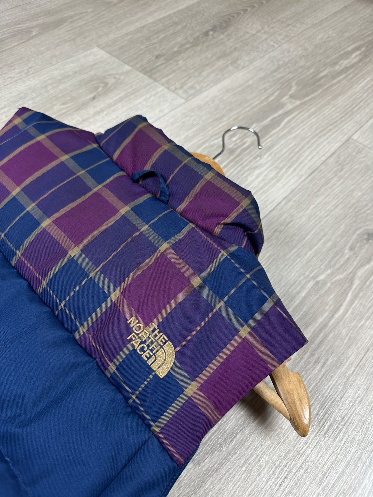 The North Face The North Face Vest Down 550 Plaid Purple Puffer Jacket Size S / US 4 / IT 40 - 8 Thumbnail