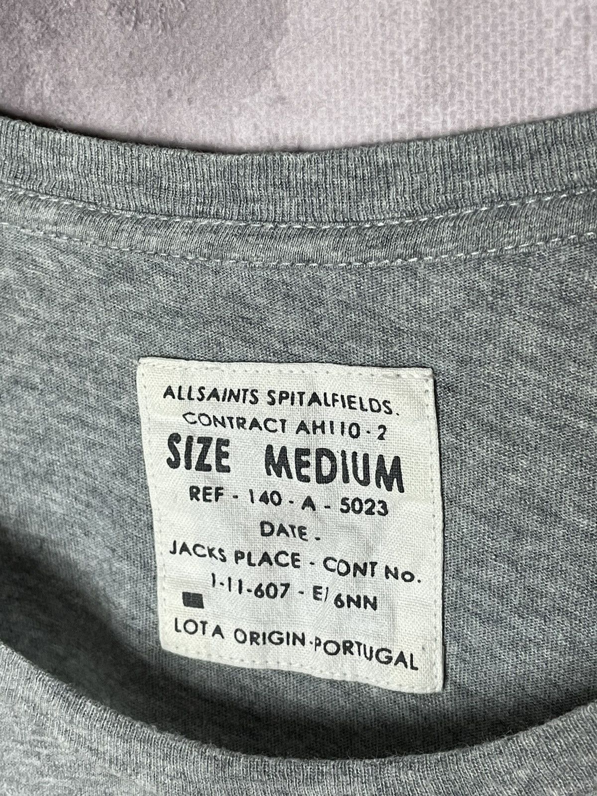 Allsaints × Vintage T-shirt Vintage Allsaints Distressed Faded Art Graffiti Rare Size US M / EU 48-50 / 2 - 8 Thumbnail