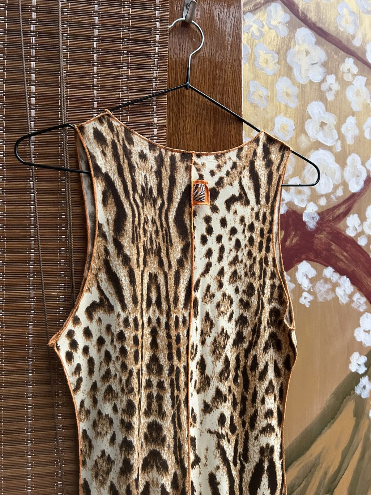 Morgan De Toi Vintage Y2K Morgan De Toi Leopard Sleeveless Dress Size XS / US 0-2 / IT 36-38 - 4 Thumbnail