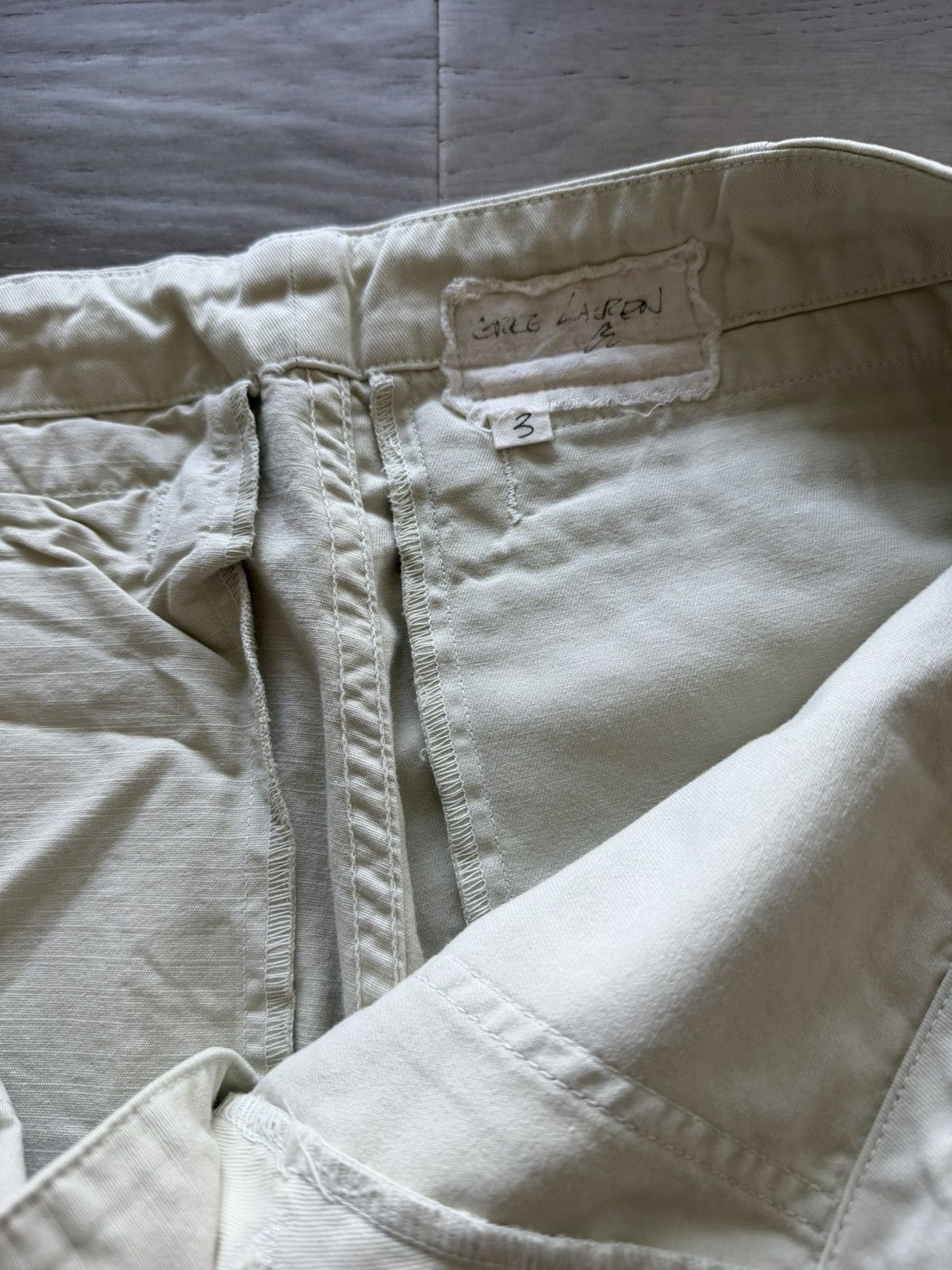 Greg Lauren Greg Lauren mixed wide leg cargo size 3 Size US 36 / EU 52 - 4 Thumbnail