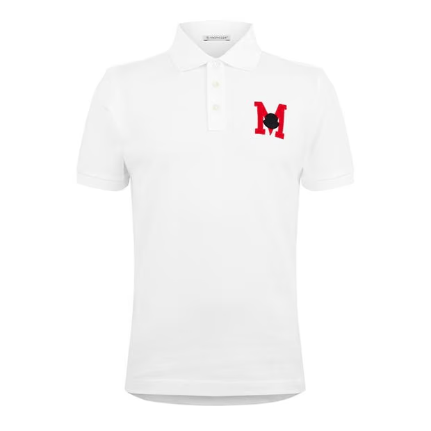 Embroidered Monogram Polo Shirt