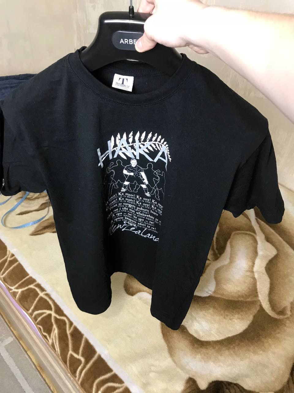 All Blacks 🔥 New Zealand Allblacks Rugby Haka Song A448 T Shirt Vintage Size US M / EU 48-50 / 2 - 5 Thumbnail