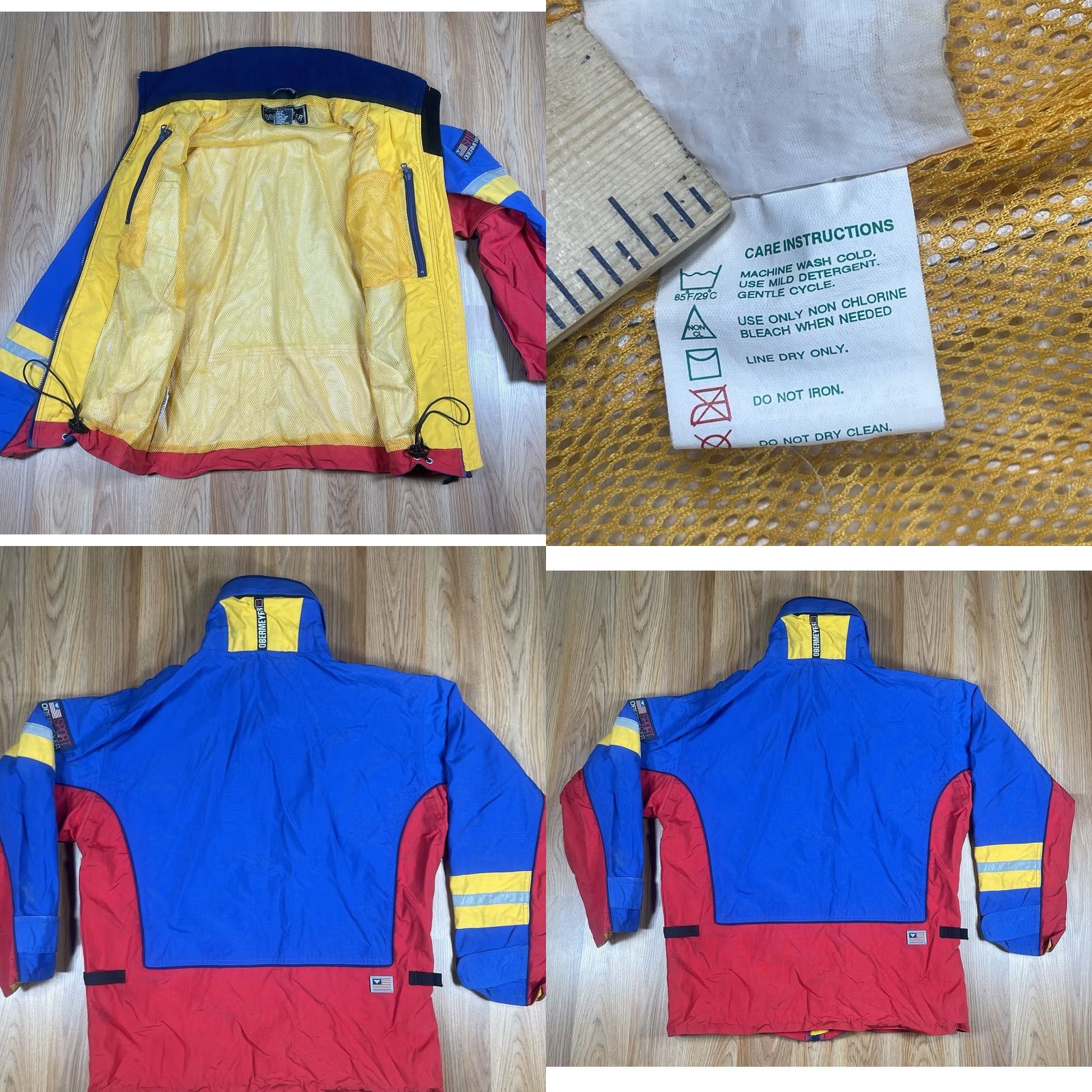 Obermeyer Obermeyer Sport Jacket Womens Size 10 Full Zip Insulated Heavy Snowboard Coat Multicolor Logo Parka Winter Jackets Womens Mens? Size L / US 10 / IT 46 - 9 Thumbnail