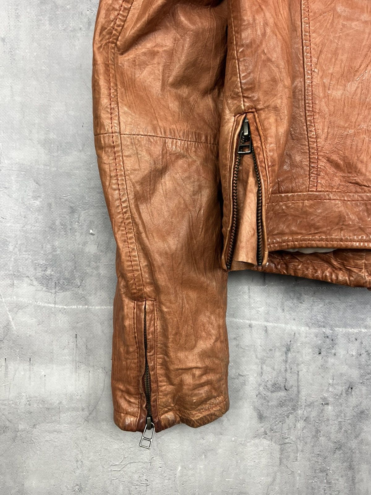 Allsaints All Saints Spitalfields Jacks Place Leather Jacket WMNS US8 Size M / US 6-8 / IT 42-44 - 19 Thumbnail
