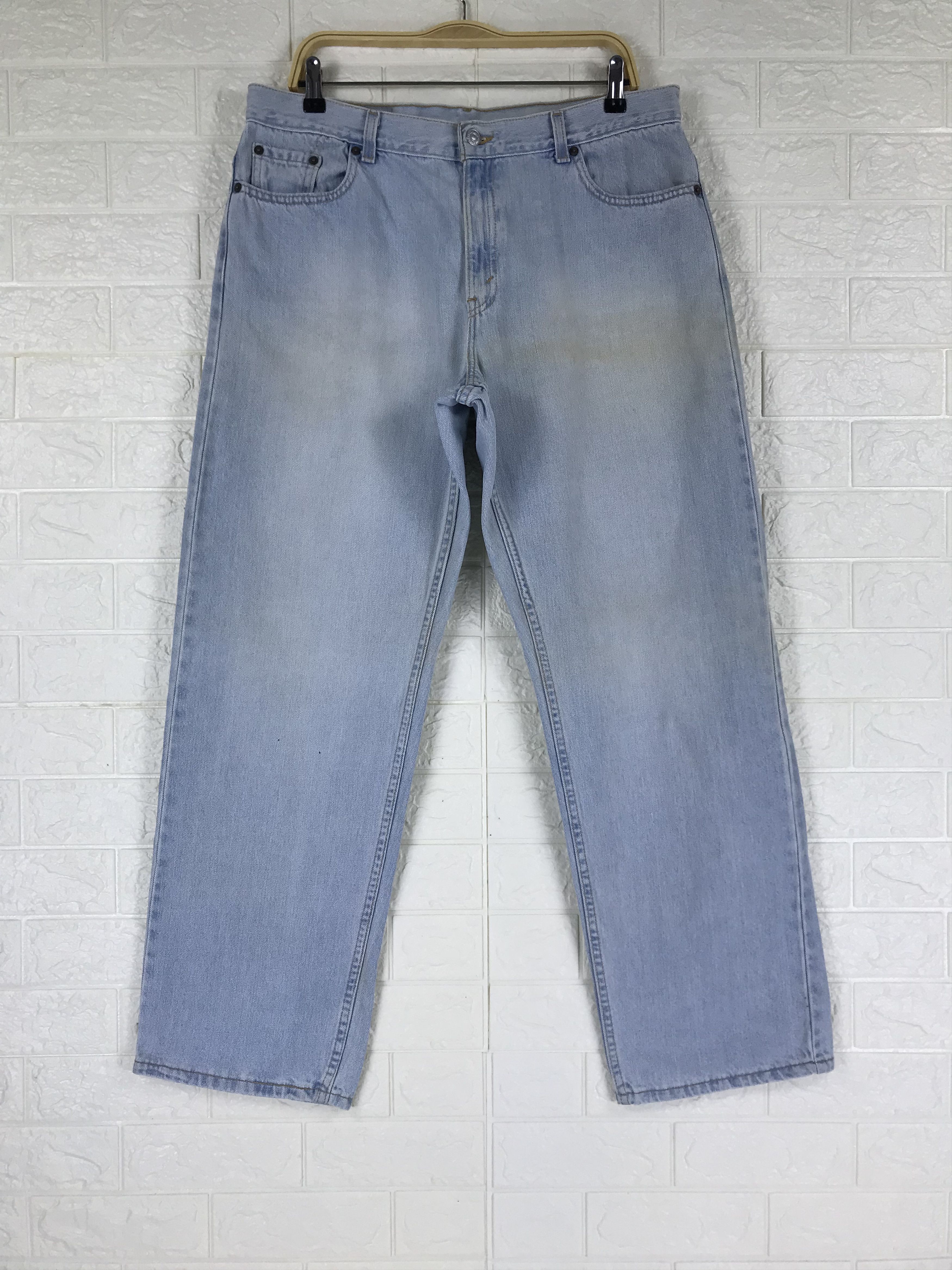 Vintage Levi's 577 Loose Baggy Jeans Light Wash Denim