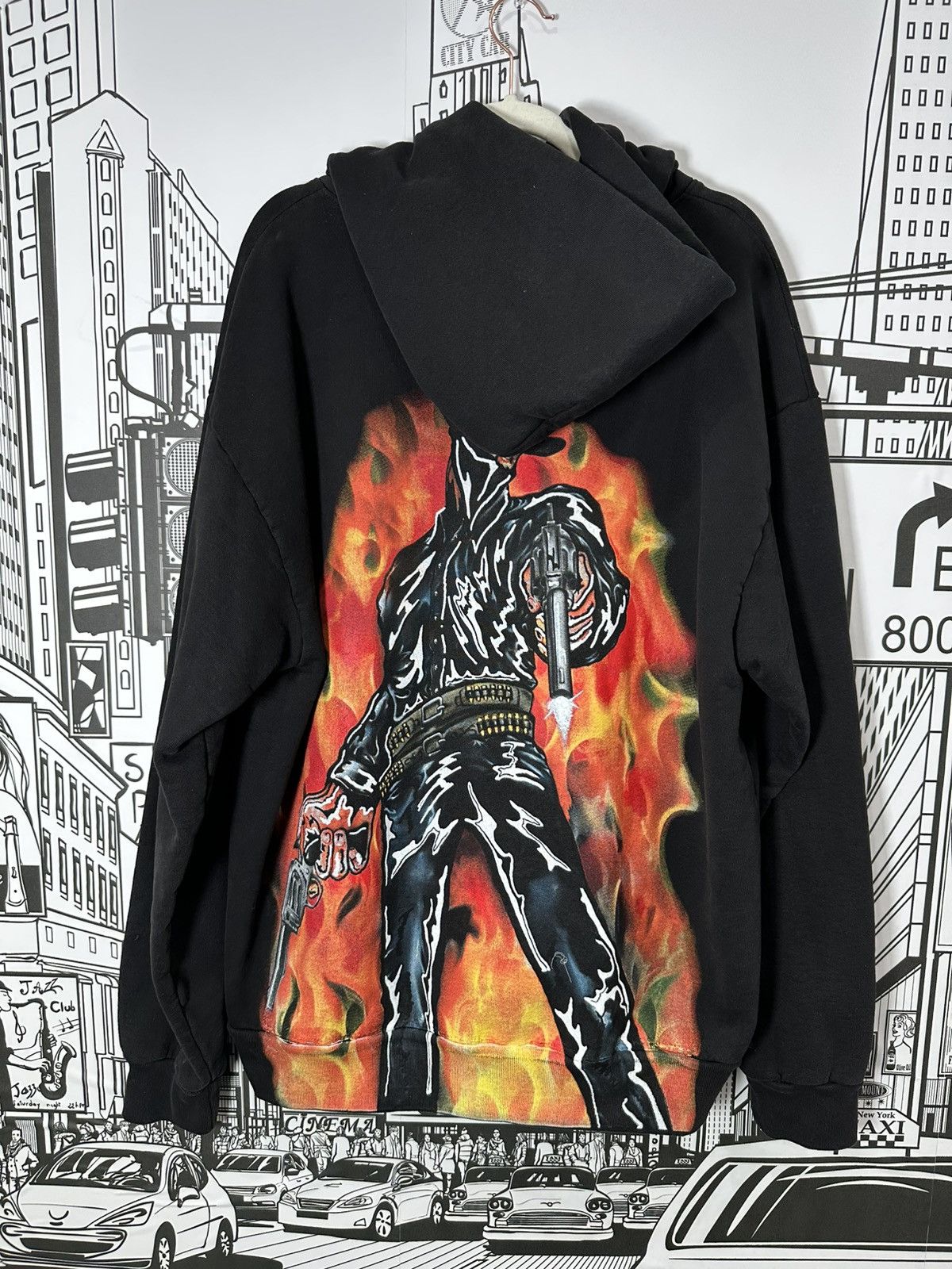 Warren Lotas Warren Lotas Night Cowboy Fire Hoodie Black XL Size US XL / EU 56 / 4 - 3 Thumbnail