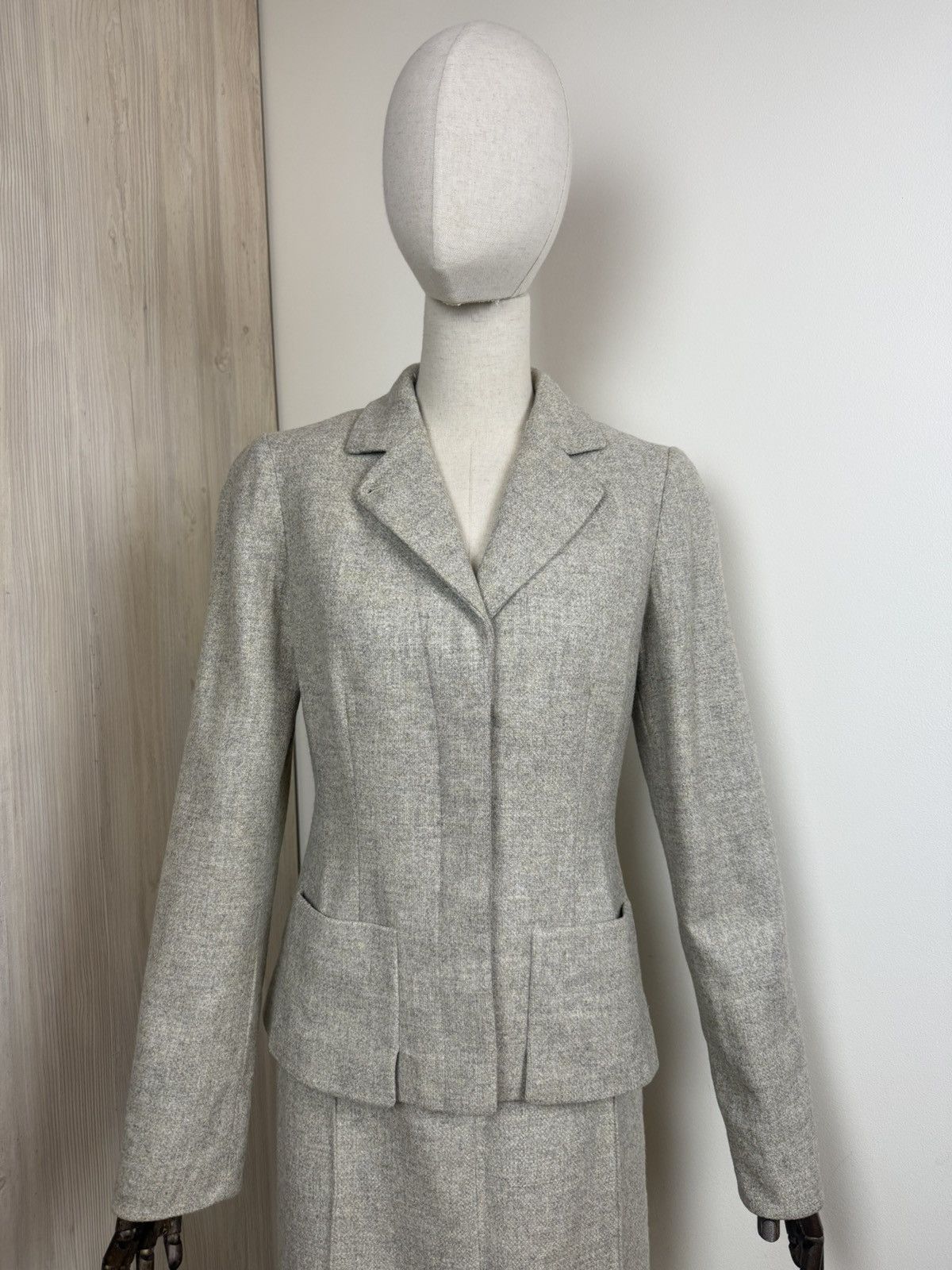 Kenzo Kenzo Paris Wool Skirt Suit – Vintage French Tailoring Size S / US 4 / IT 40 - 3 Thumbnail