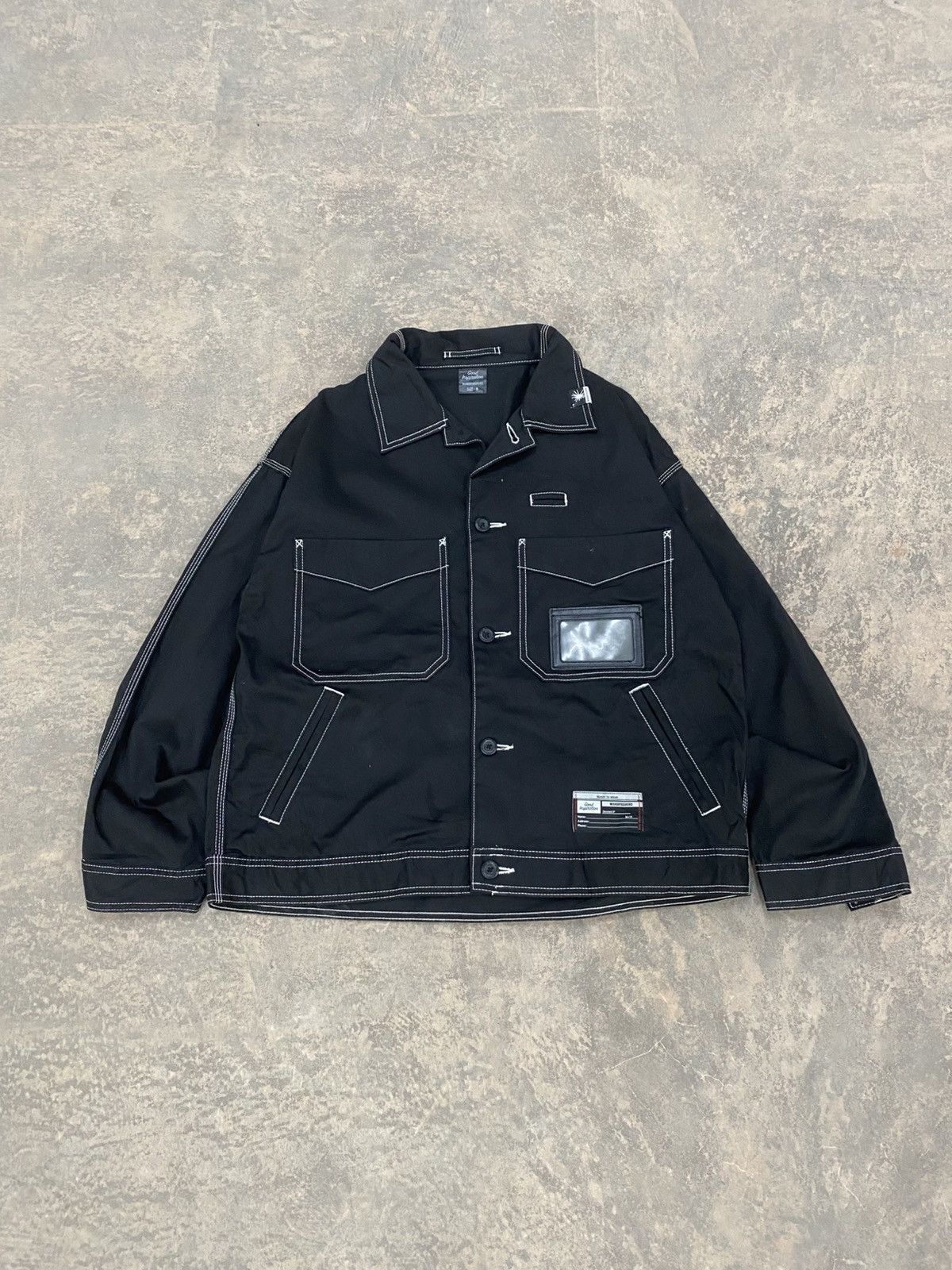 Issey Miyake Sick☠️ Maison Mihara Yasuhiro Art Doodle Oversize Jacket Size US M / EU 48-50 / 2 - 16 Thumbnail
