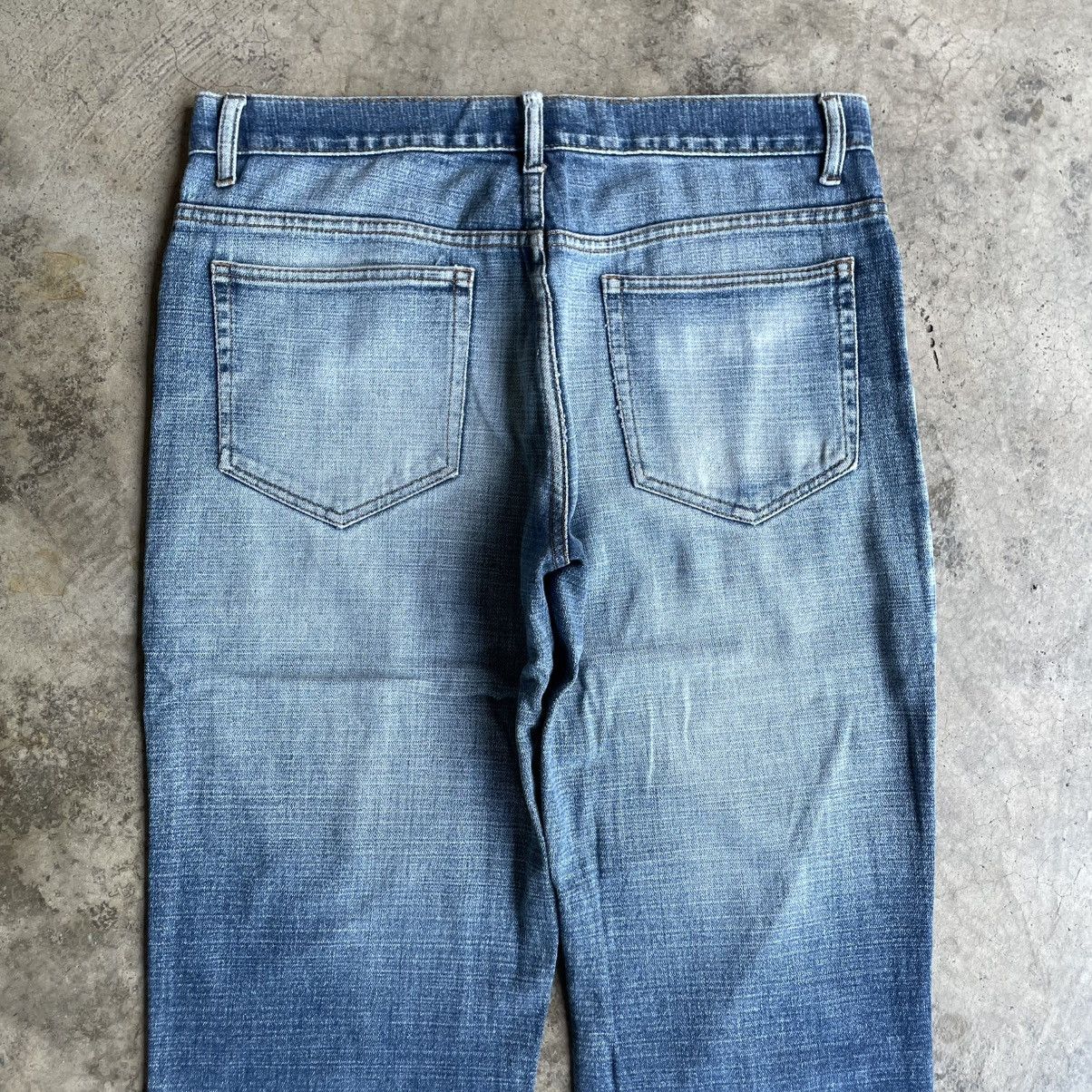 Japanese Brand 🔥🇯🇵Vintage Barcedos Stoned Washed Ripped Distress Denim Jeans Size US 35 - 5 Thumbnail