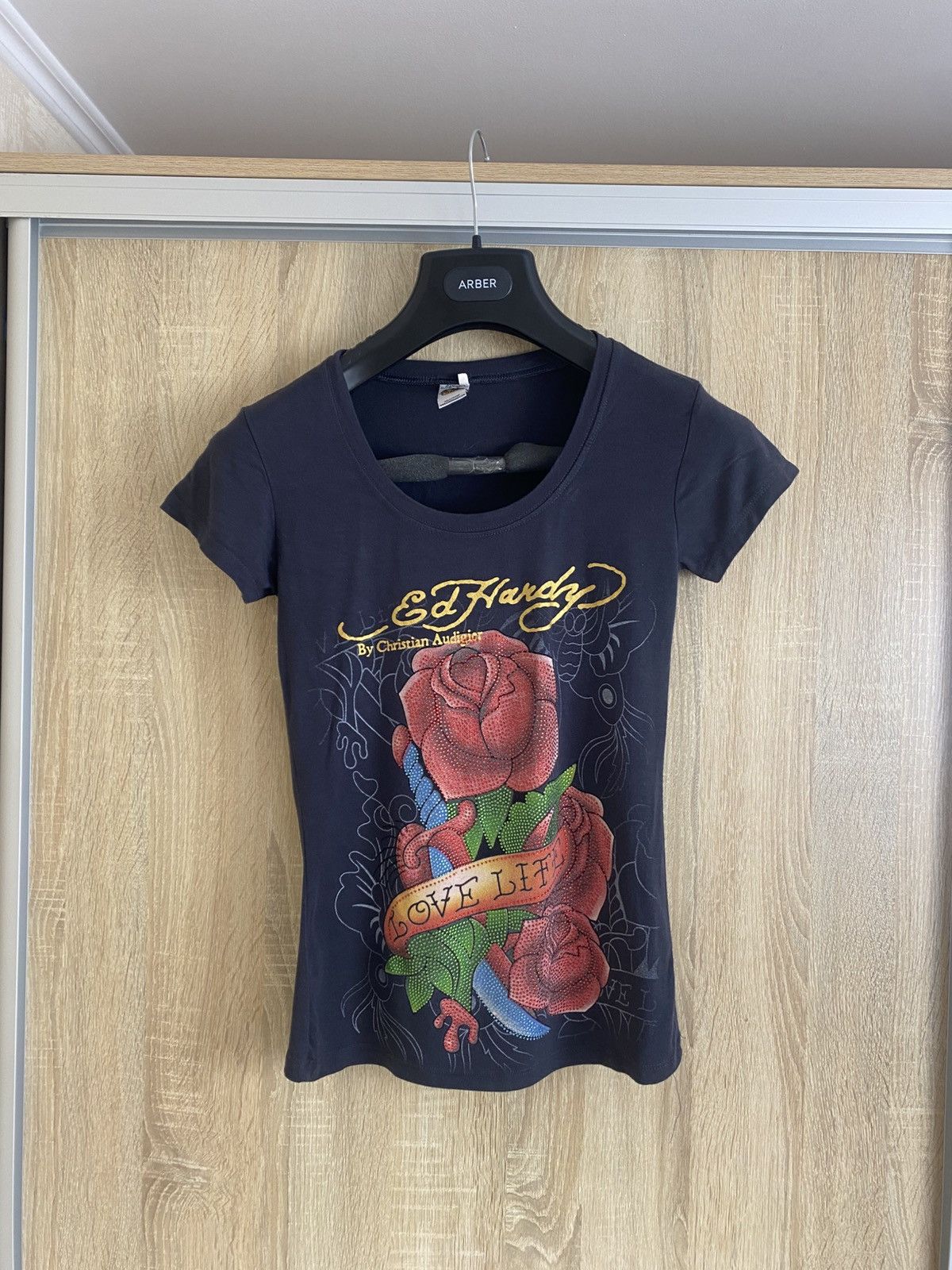 Christian Audigier × Ed Hardy × Vintage 🔥 Vintage Y2K Ed hardy Christian Audigier T Shirt Tank Top Size M / US 6-8 / IT 42-44 - 1 Thumbnail