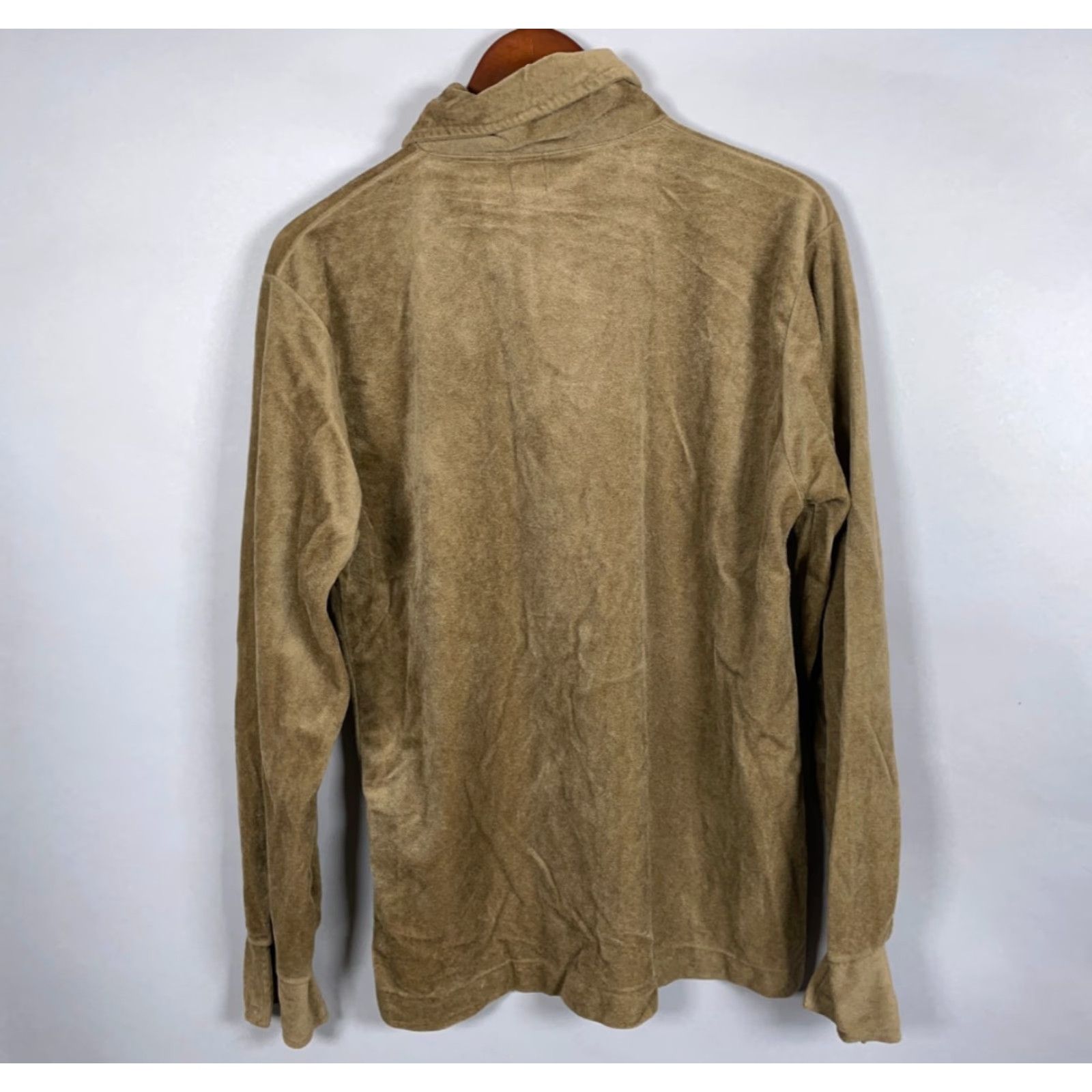 Vintage VINTAGE Drummond Men's Polo Shirt Long Sleeve Adult Large Brown Green 80s Retro Mod Casual Size US L / EU 52-54 / 3 - 2 Thumbnail