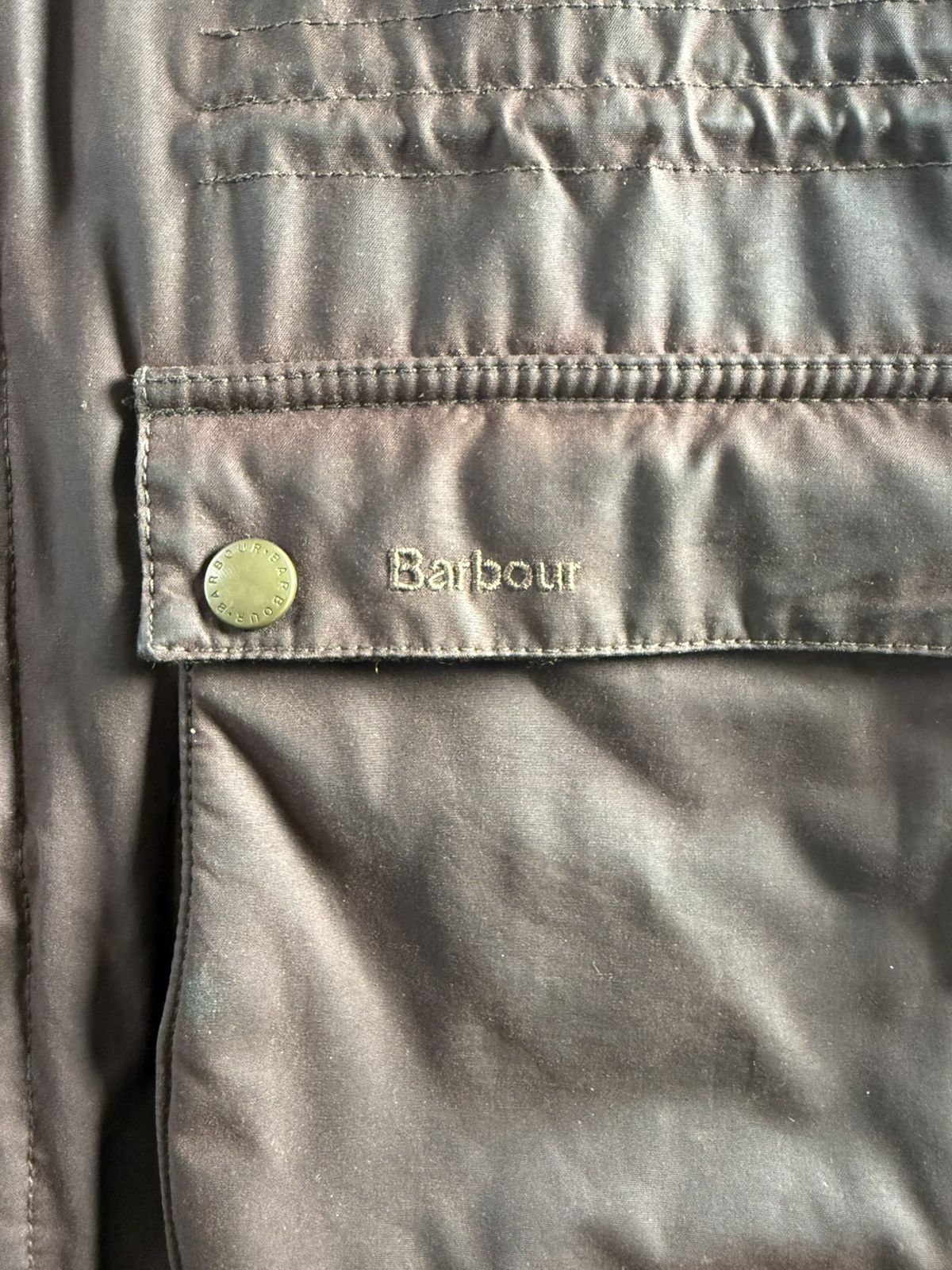 Barbour Barbour Northolt Greatcoat Waxed Jacket Brown Medium Size US M / EU 48-50 / 2 - 2 Thumbnail