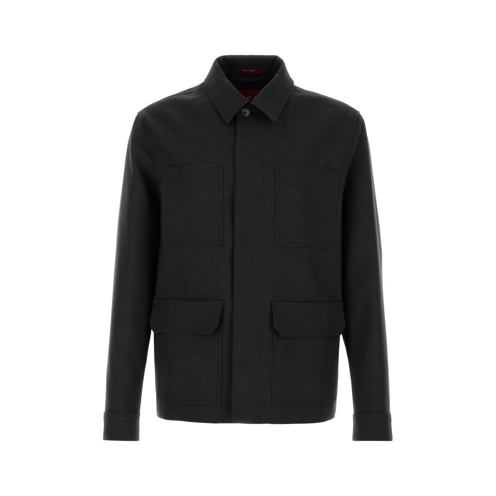 GUCCI Charcoal Wool Jacket New )