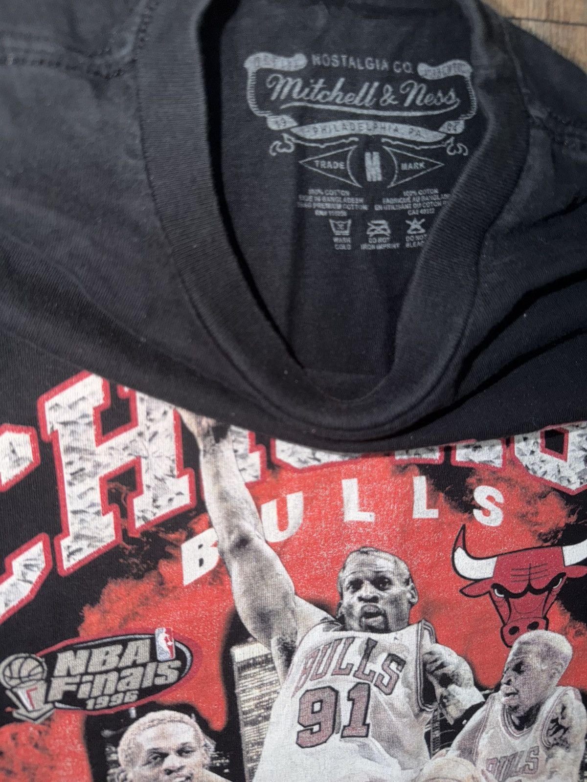 Mitchell & Ness Chicago Bulls Dennis Rodman the worm mitchell & Ness tee Size US M / EU 48-50 / 2 - 4 Thumbnail
