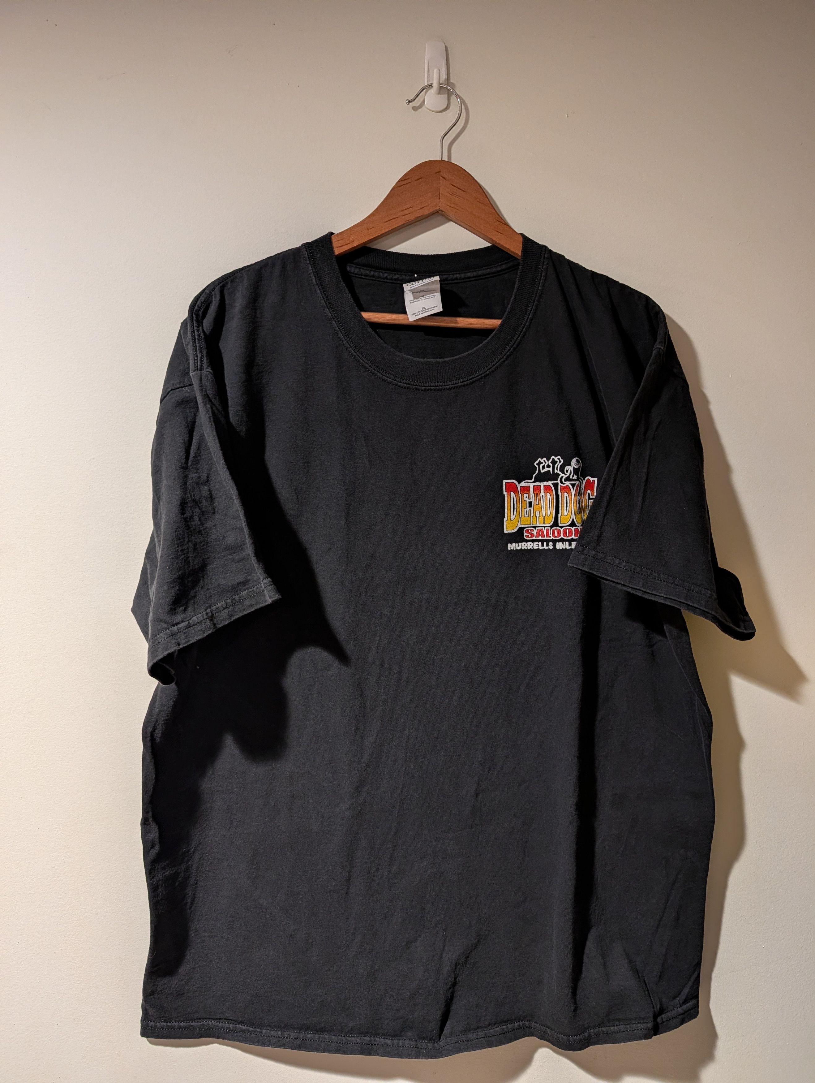 Harley Davidson Dead Dog Graphic T-Shirt Novelty Humor Saloon South Carolina Size US XL / EU 56 / 4 - 3 Thumbnail