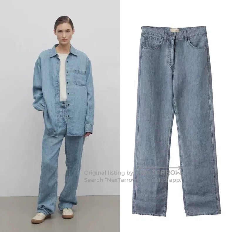 The Row The Row Classic linen jeans Size 24" / US 00 / IT 34 - 1 Thumbnail