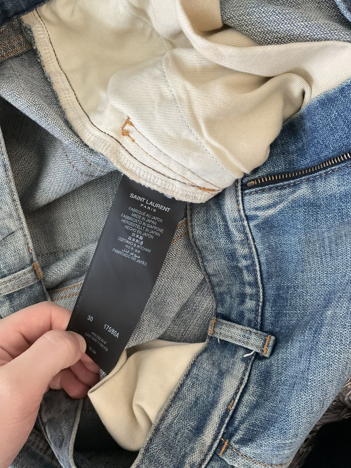 Saint Laurent Paris Saint laurent straight baggy denim Size US 30 / EU 46 - 5 Thumbnail