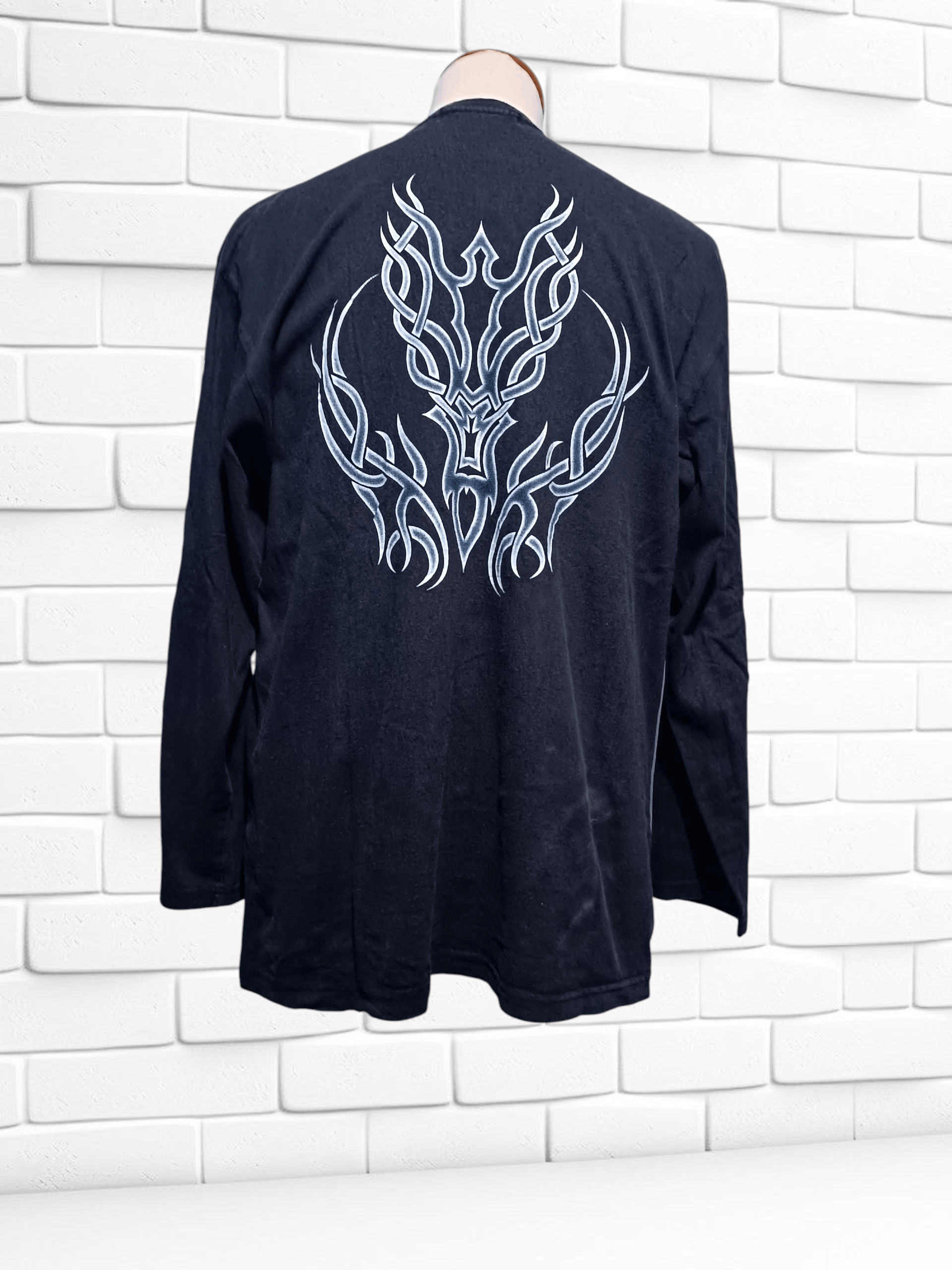 Japanese Brand Japanese Tribal Tattoo Long Sleeve T-shirt Size US L / EU 52-54 / 3 - 4 Thumbnail