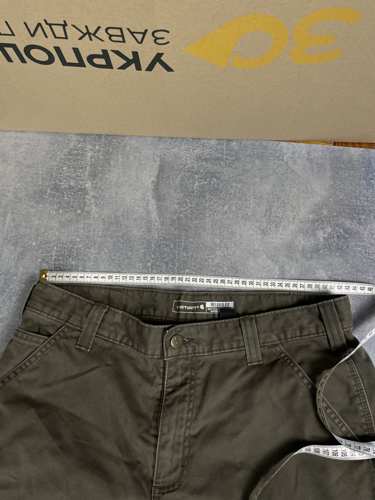 Carhartt × Carhartt Wip Vintage Carpenter Carhartt relaxed fit pants / streetwear Size US 32 / EU 48 - 9 Thumbnail