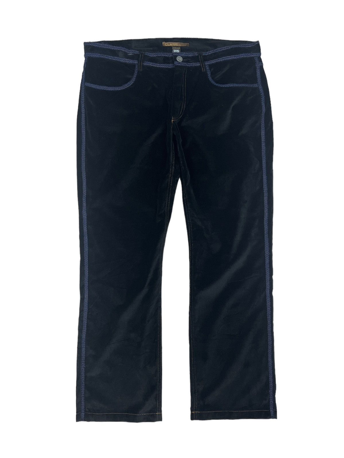 Roberto Cavalli Class by Roberto Cavalli Velvet Casual Pants Size US 38 / EU 54 - 1 Thumbnail
