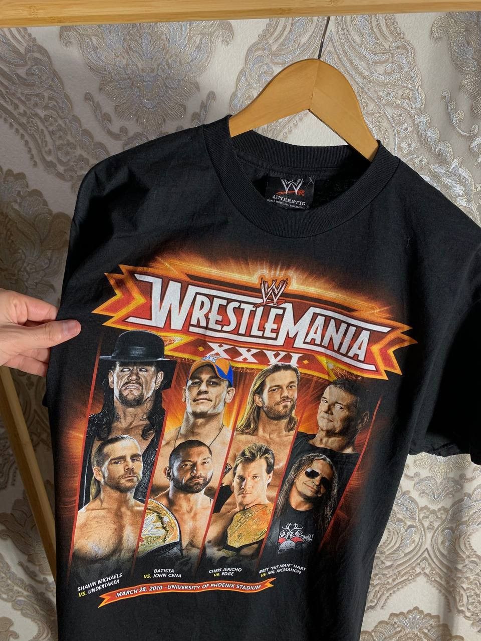 Vintage × WWE VERY RARE WRESTLING T-SHIRT JOHN CENA BATISTA UNDERTAKER Y2K Size US L / EU 52-54 / 3 - 3 Thumbnail