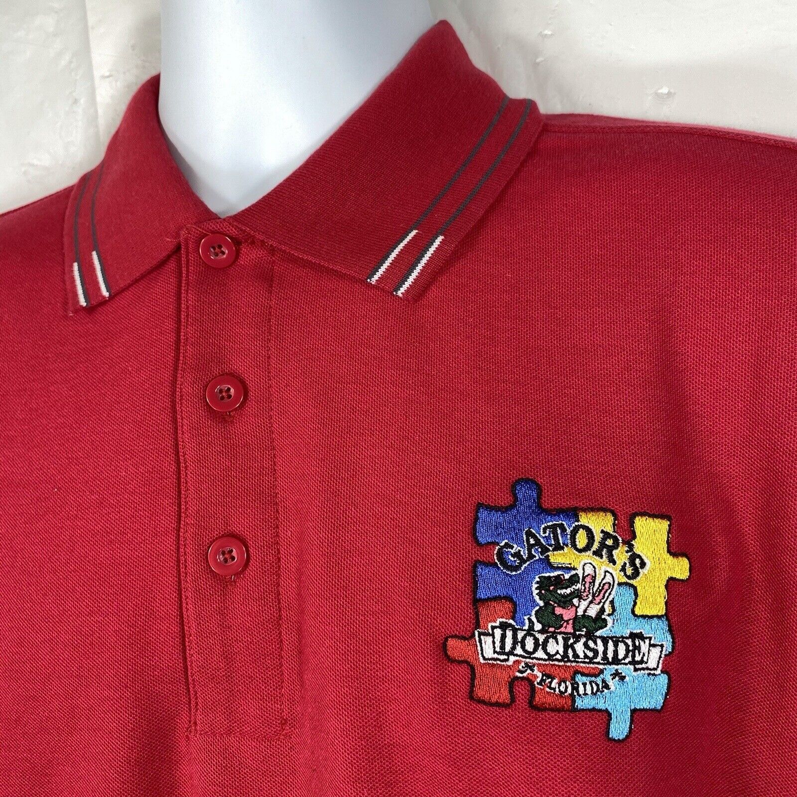 Port Authority Gators Dockside Large Red Employee Work Polo Port Authority Size US L / EU 52-54 / 3 - 2 Thumbnail