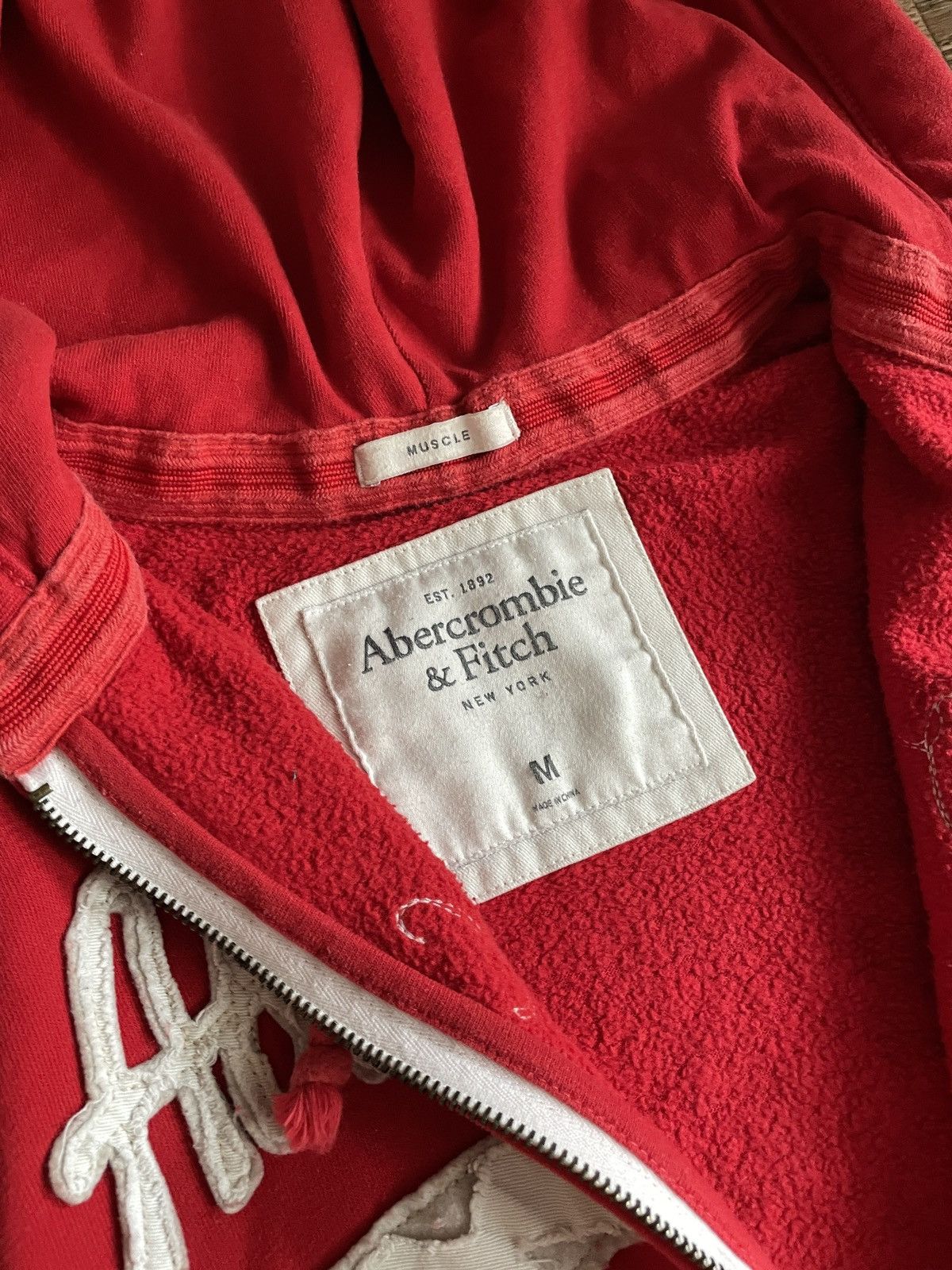 Abercrombie & Fitch × Vintage Vintage Abercrombie & Fitch Zip Hoodie Y2K Japanese Rare Size US M / EU 48-50 / 2 - 5 Thumbnail