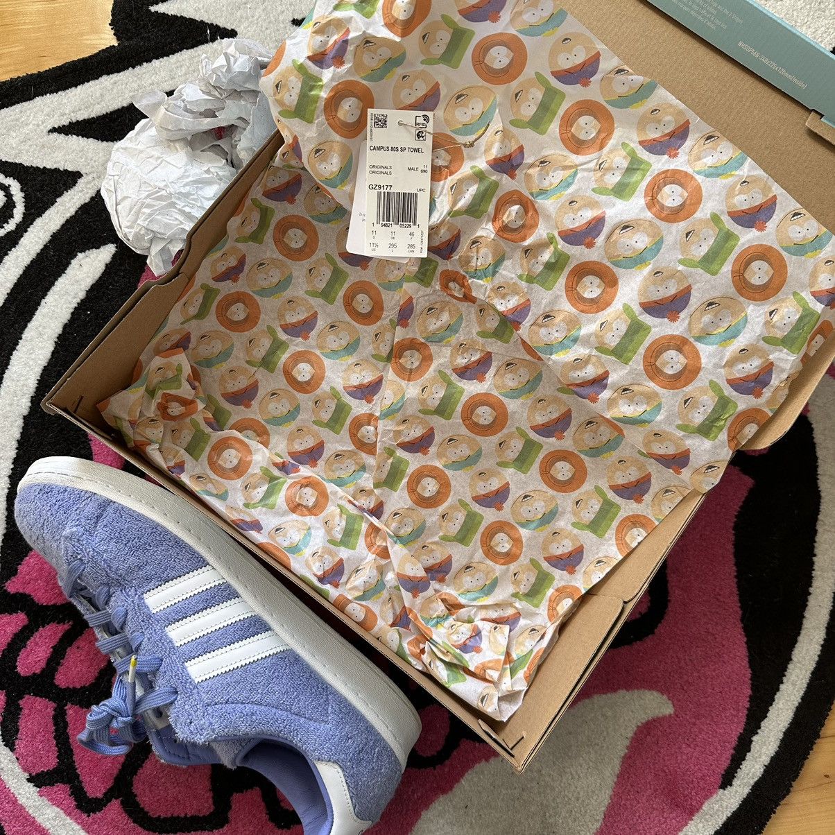 Adidas Southpark Towelie Campus 80s SP Size US 11.5 / EU 44-45 - 10 Thumbnail