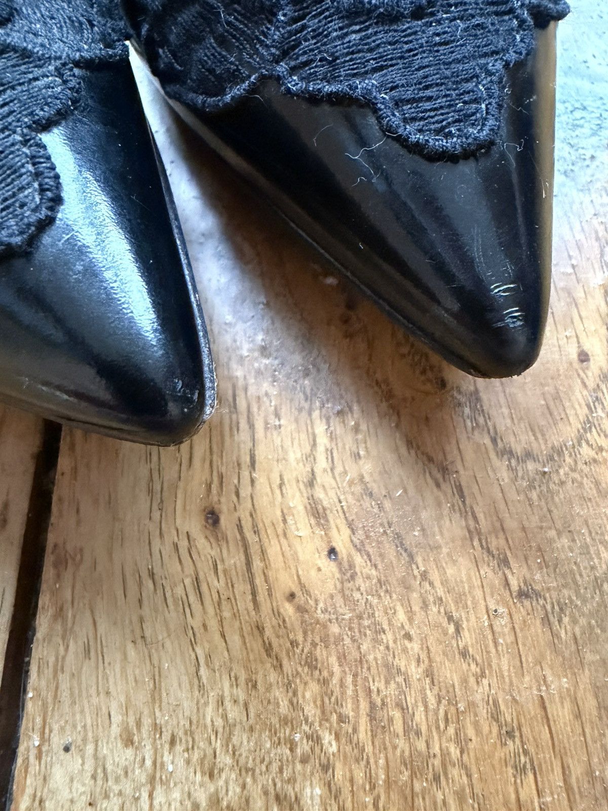 Dolce & Gabbana Dolce & Gabbana Black Lace Pumps Heels Charm EU 37.5 Size US 7.5 / IT 37.5 - 19 Thumbnail
