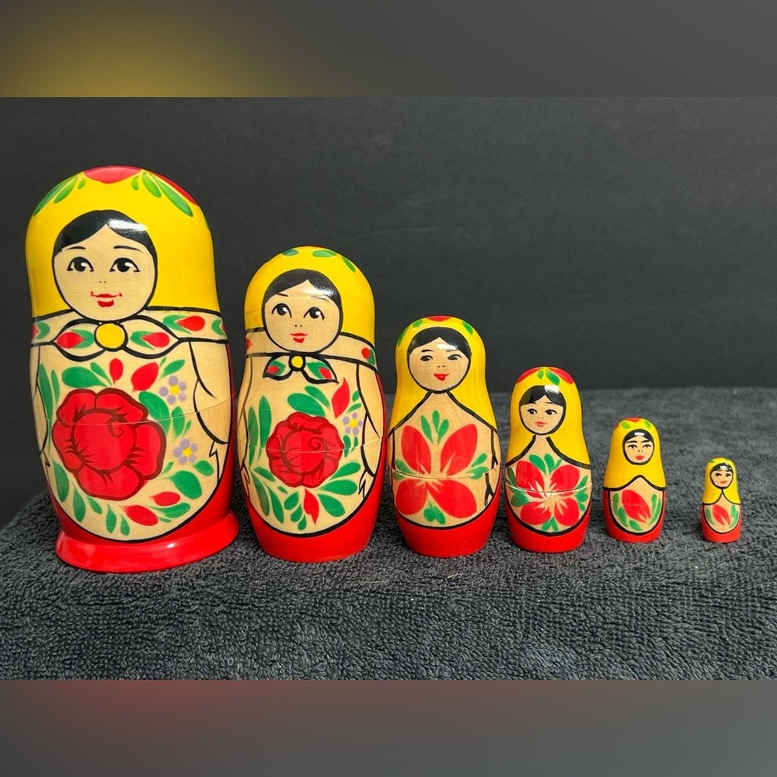 Other Golden Cockerel Eskimo Nesting Matryoshka Doll 6 piece set Size ONE SIZE - 1 Thumbnail