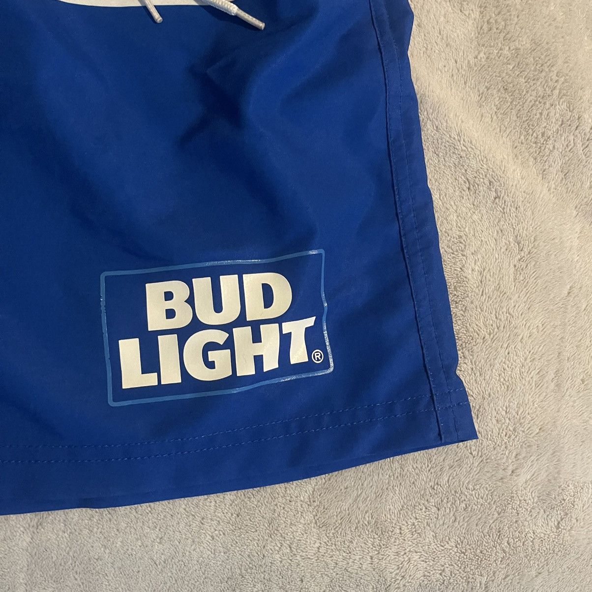 Other Bud Light Mens Swim Trunks XL Blue Camo Board Shorts Size US 36 / EU 52 - 11 Thumbnail