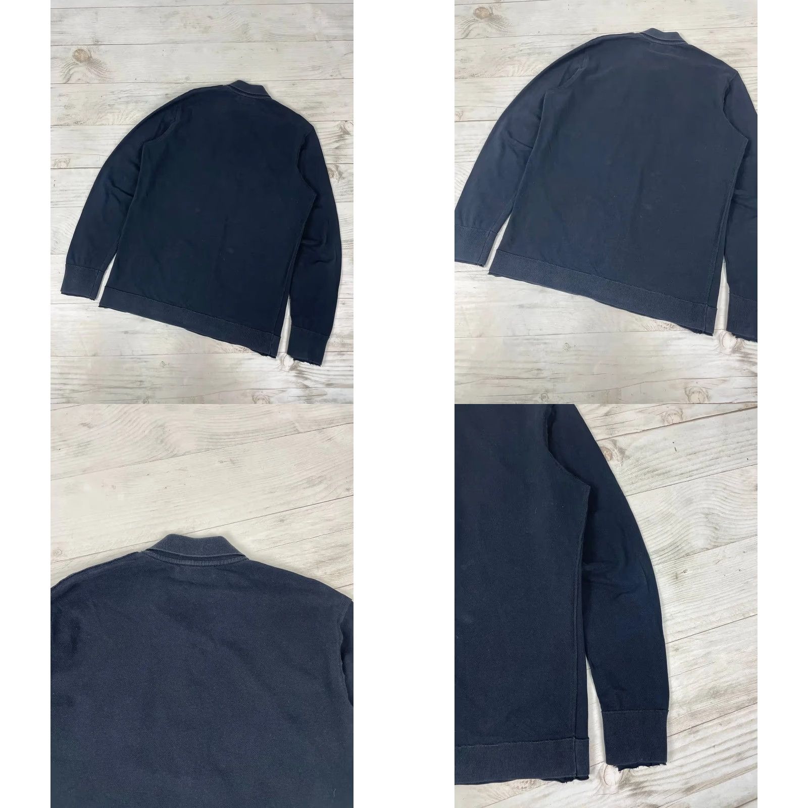 Dolce & Gabbana Dolce&Gabbana Polo Shirt XL Black Long Sleeve Men Casual Cotton Logo Vintage: No Size US XL / EU 56 / 4 - 9 Thumbnail