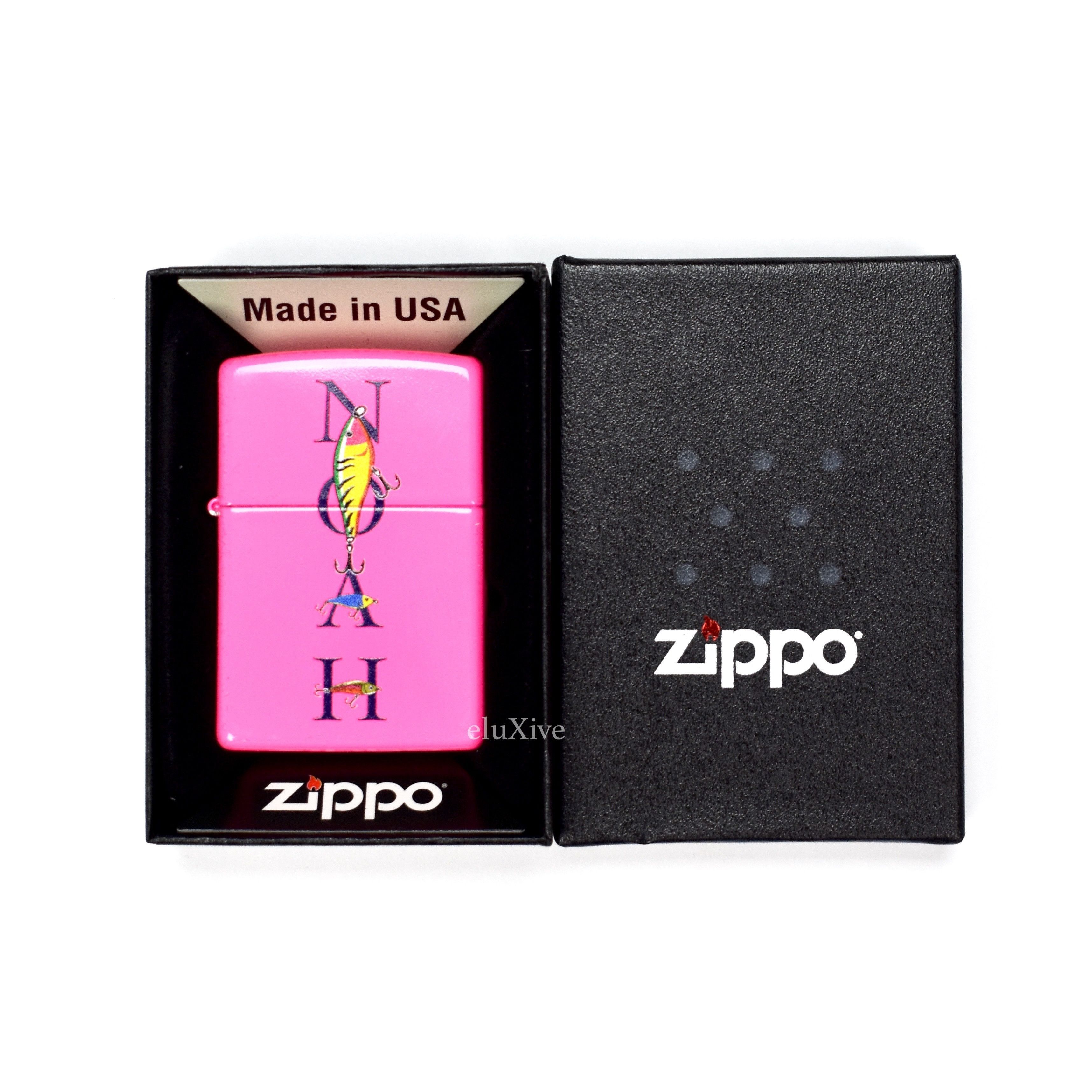 Noah × Zippo Fishing Lure Logo Lighter Pink DS Size ONE SIZE - 1 Preview