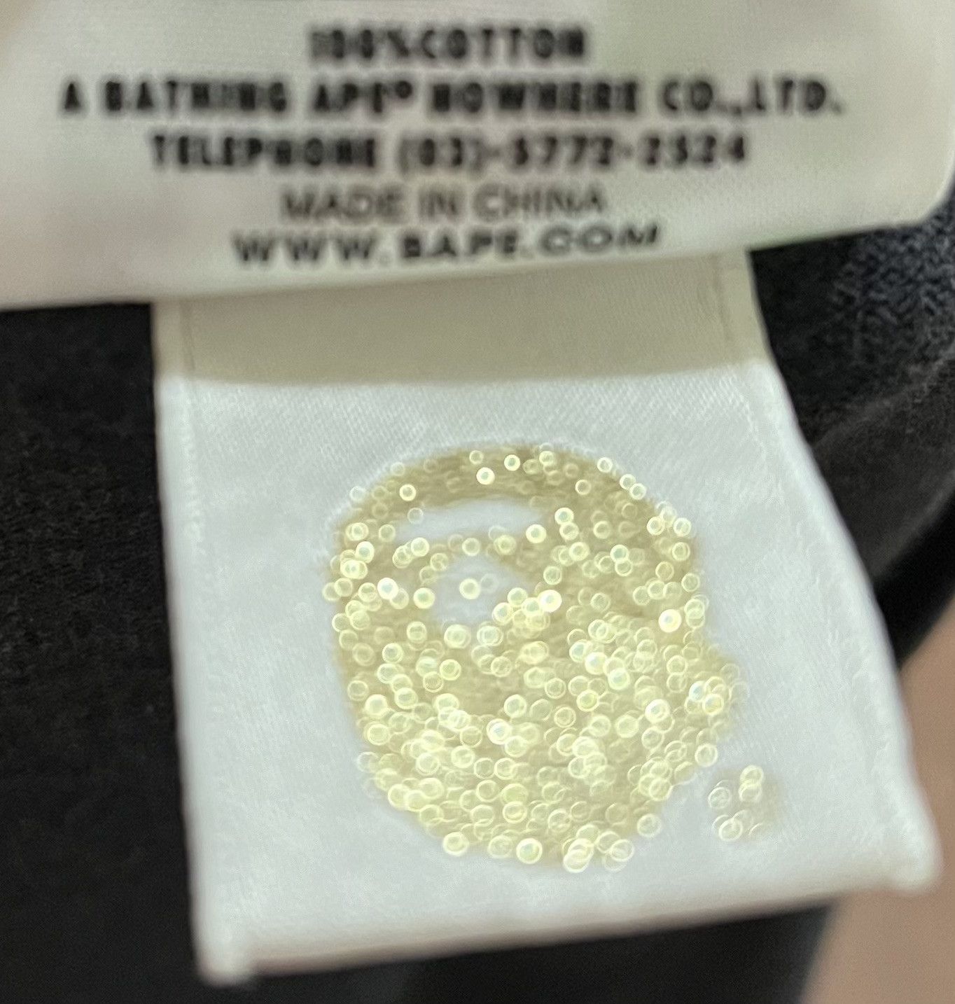 Bape Bape camo logo tee shirt Size US M / EU 48-50 / 2 - 5 Thumbnail