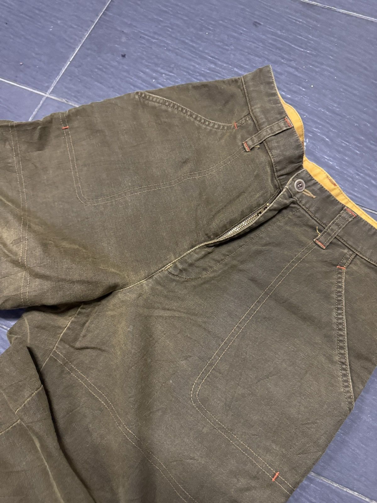 Japanese Brand SANTA FE ARMY STYLE WIDE FEET PANTS Size US 28 / EU 44 - 2 Thumbnail
