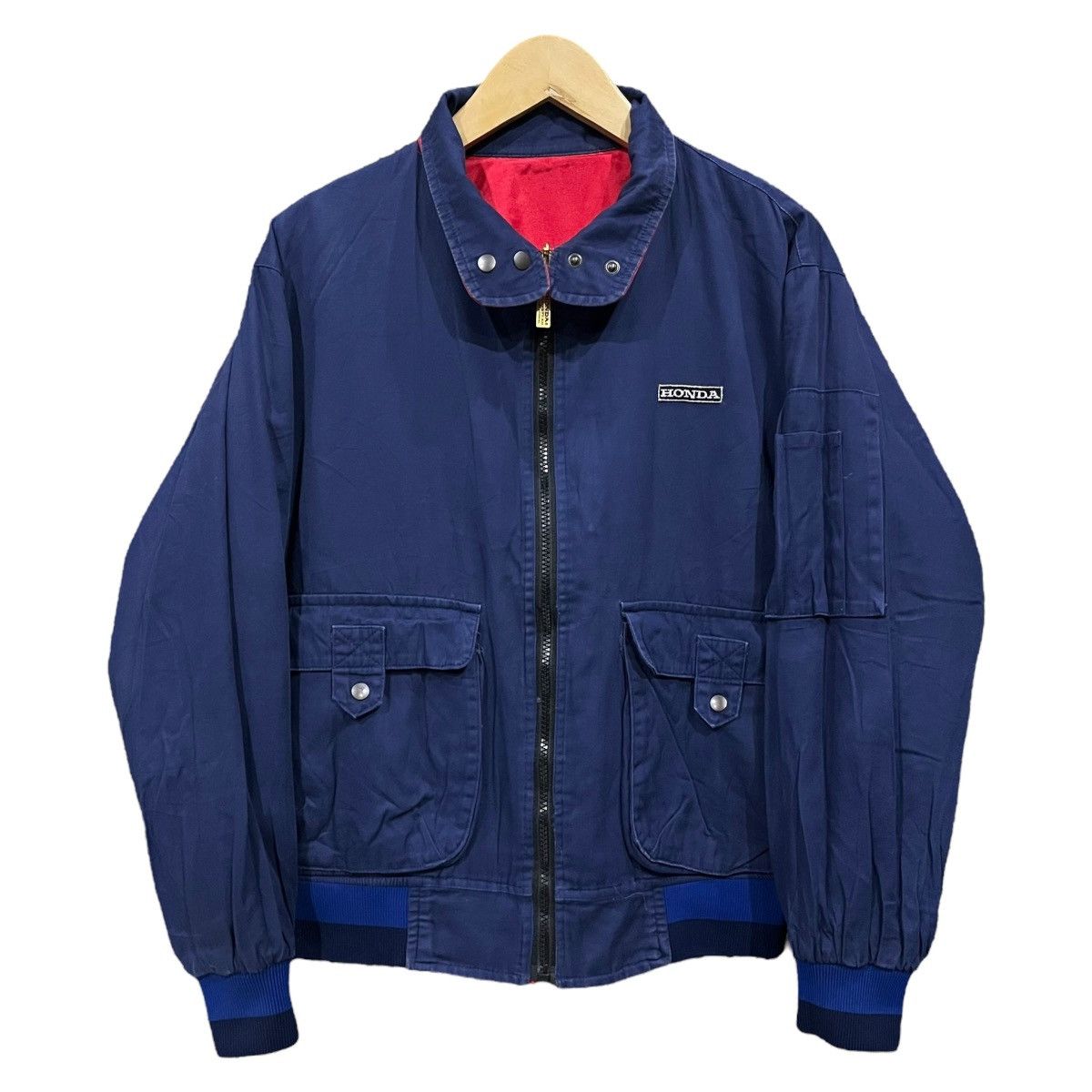 Honda × Vintage Vintage Honda Racing Team Spellout Reversible Jacket Size US M / EU 48-50 / 2 - 3 Thumbnail