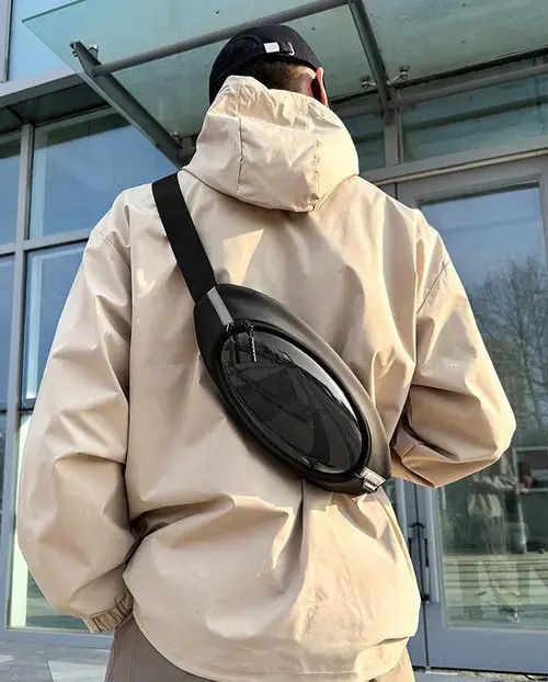 VIBE Clear Panel Waist Bag - See-Through Design Size ONE SIZE - 4 Thumbnail