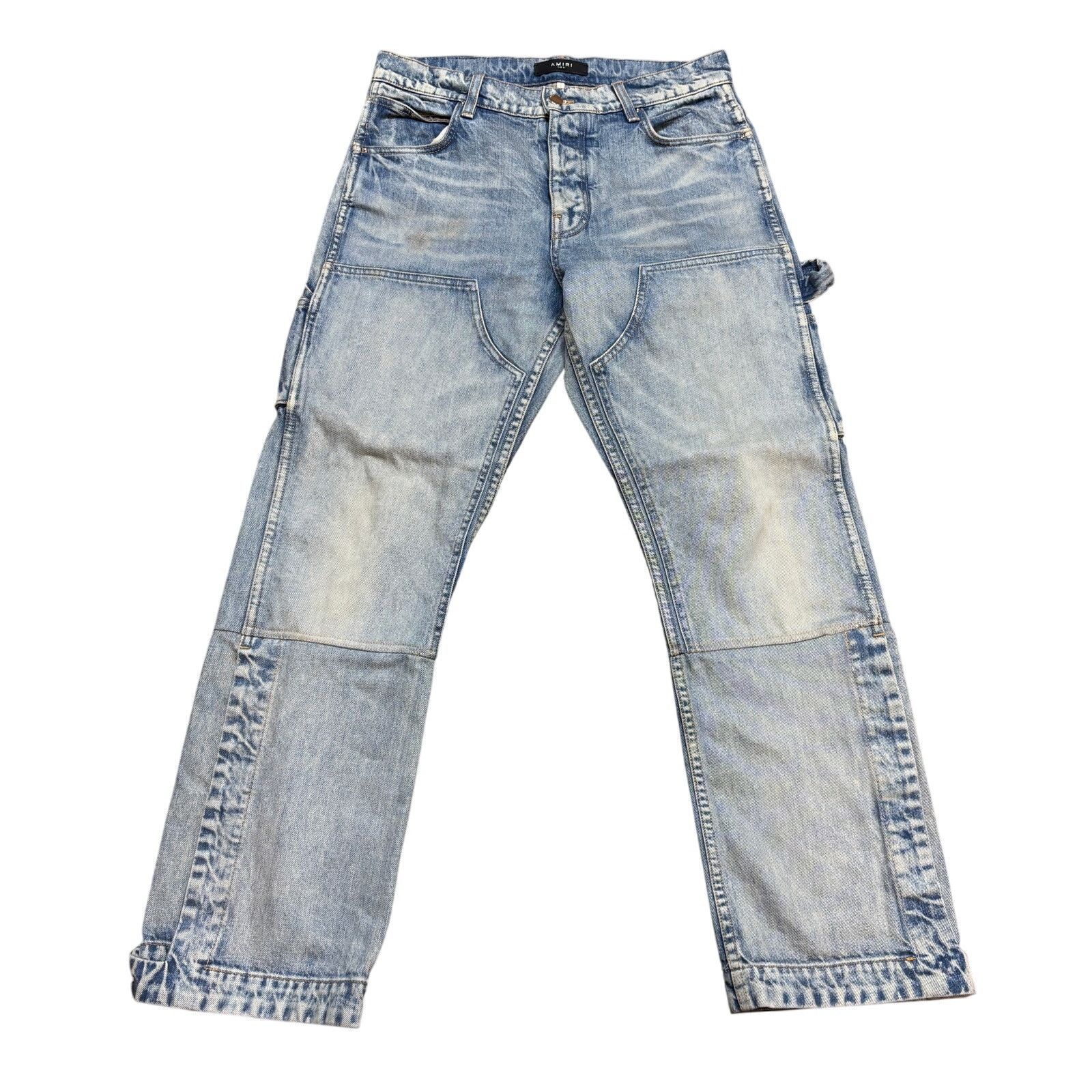 Amiri Amiri Double Knee Carpenter Jeans Men's 31x30 Baggy Skater Size US 31 - 1 Thumbnail