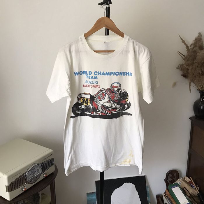 Marlboro Lucky Strike racing American vintage overprinted tee 90s | Grailed