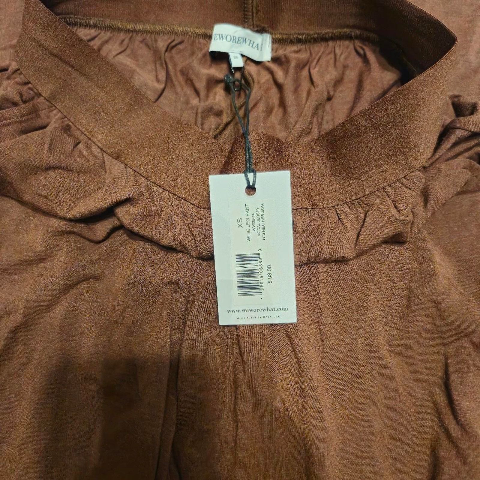 WeWoreWhat Brand New WeWoreWhat Wide Leg Pants in Size XS Size 22" - 3 Thumbnail