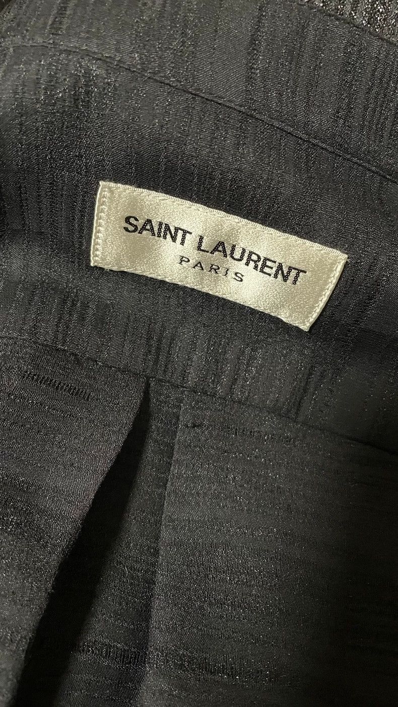 Saint Laurent Paris Saint Laurent Paris Men's shiny shirt-2506 Size US XS / EU 42 / 0 - 5 Thumbnail