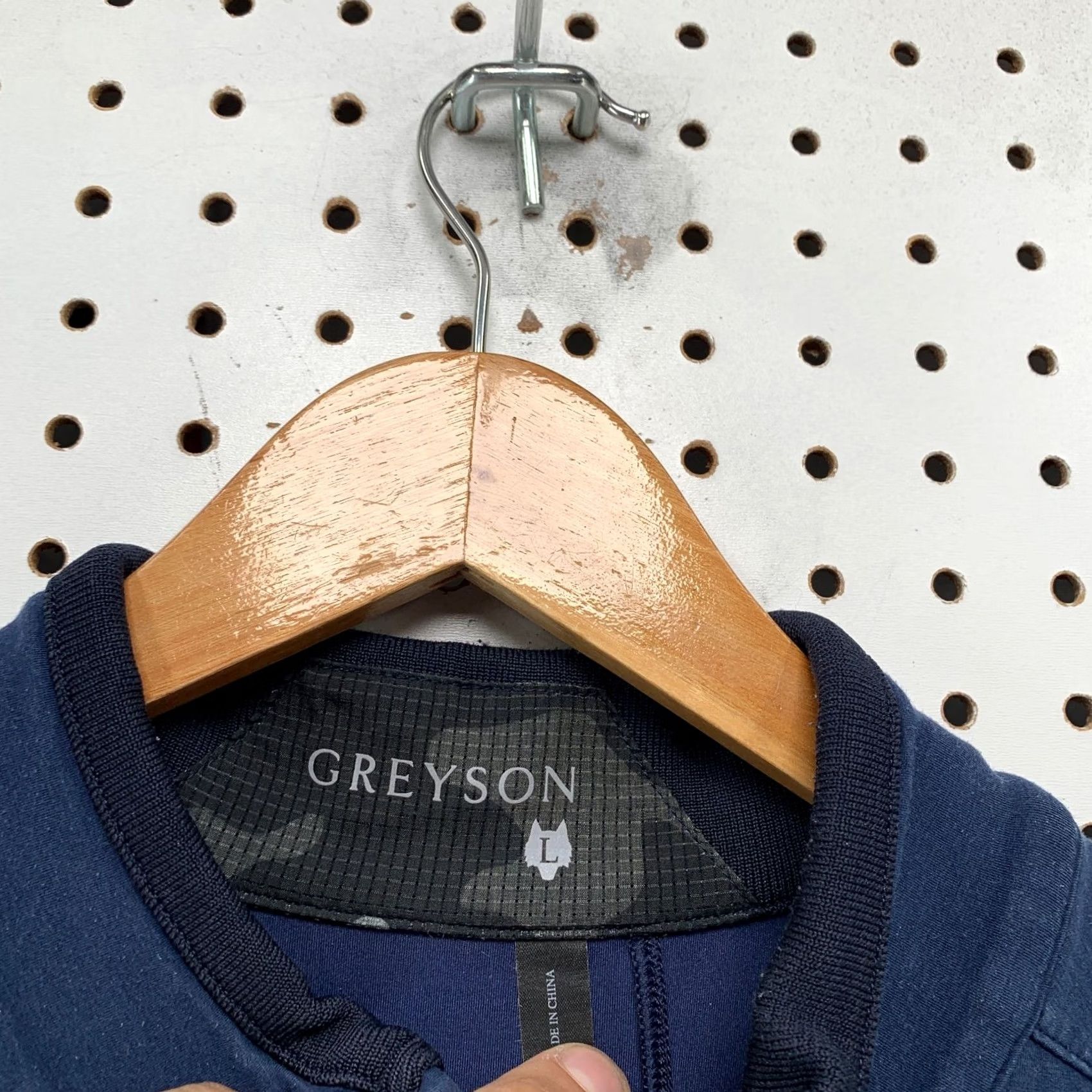 Vintage Greyson Golf Jacket Mens Large Blue Fleece Active Preppy Casual Size US L / EU 52-54 / 3 - 3 Thumbnail
