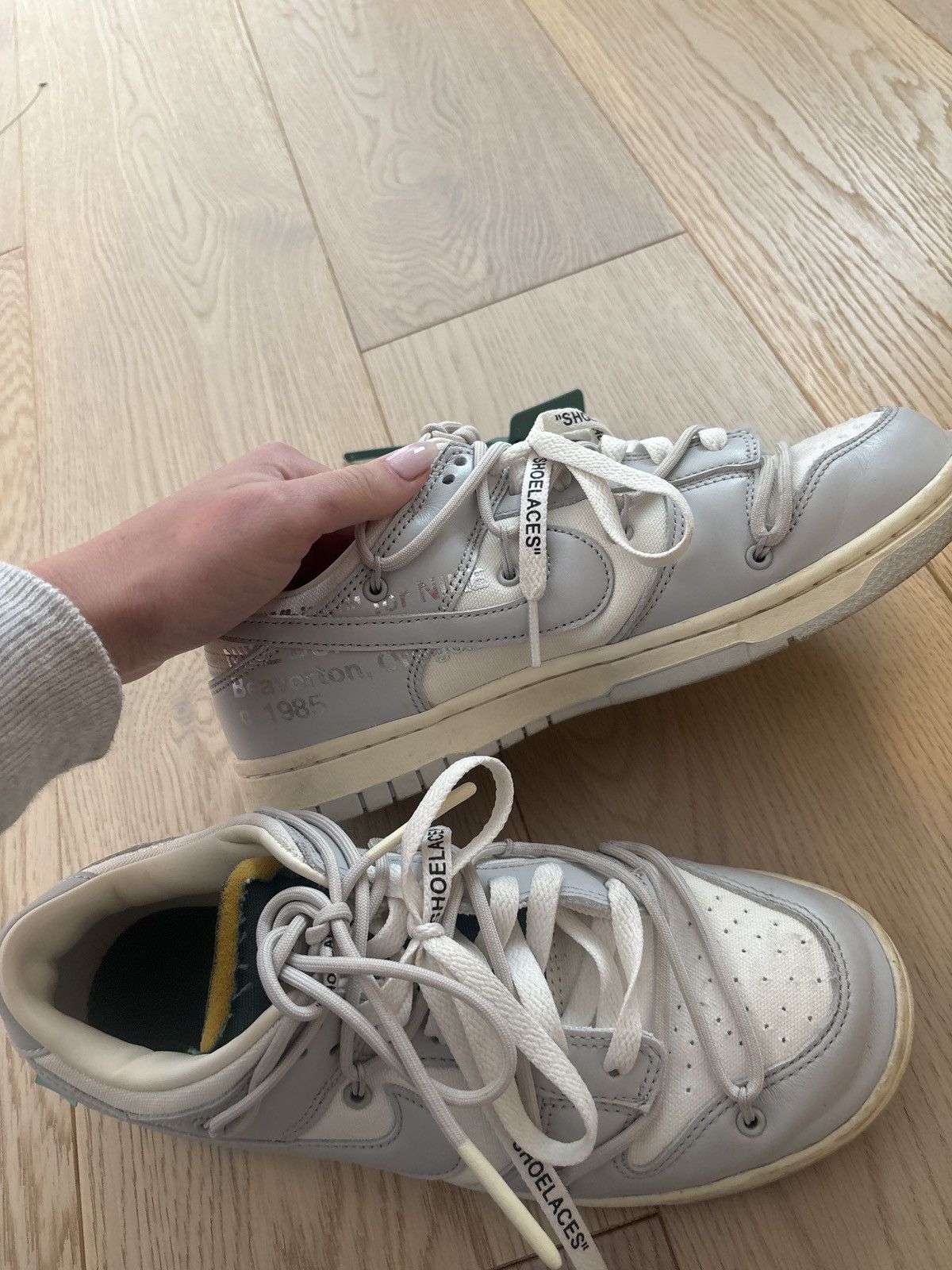 Off-White Lot 42 Off White x Nike Low Dunks Size US 7.5 / EU 40-41 - 10 Thumbnail