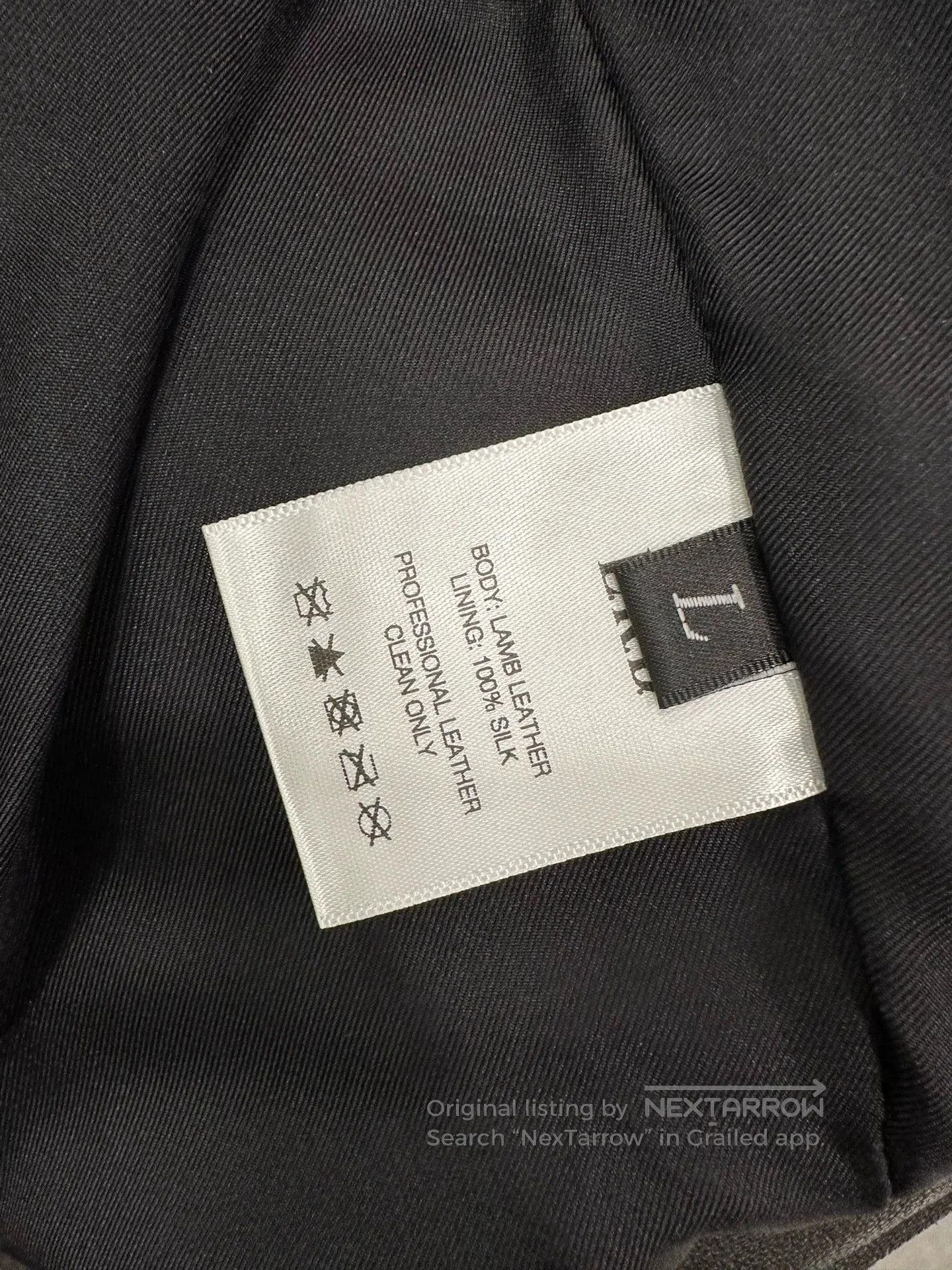 Enfants Riches Deprimes black rose buckle moto jacket for men. Size US L / EU 52-54 / 3 - 5 Thumbnail