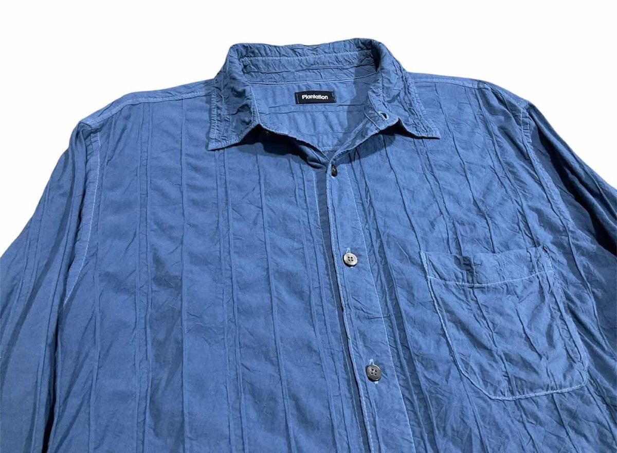 Issey Miyake 🔥Vintage Issey Miyake Plantation Pleats Wrinkled Shirt Size US XL / EU 56 / 4 - 8 Thumbnail