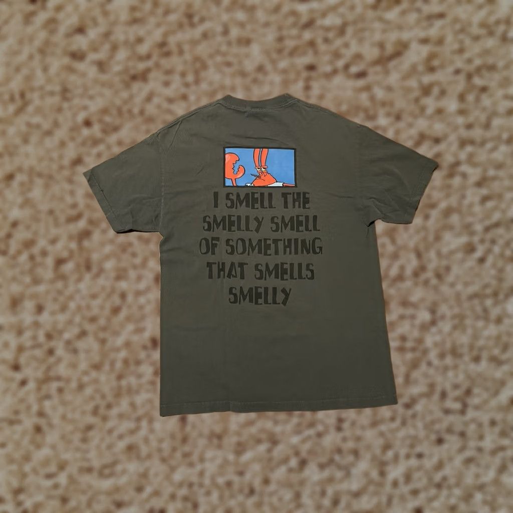 Logo 7 VINTAGE SpongeBob SquarePants Mr Krabs Smelly Box Logo T-Shirt Adult L Green Cotton Crew Neck Short Sleeve 2000s Shirt Mens Size US L / EU 52-54 / 3 - 1 Thumbnail