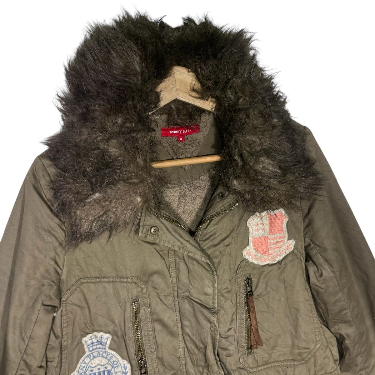 Tommy Hilfiger tommy girl parka jacket big logo nice design Size M / US 6-8 / IT 42-44 - 3 Thumbnail